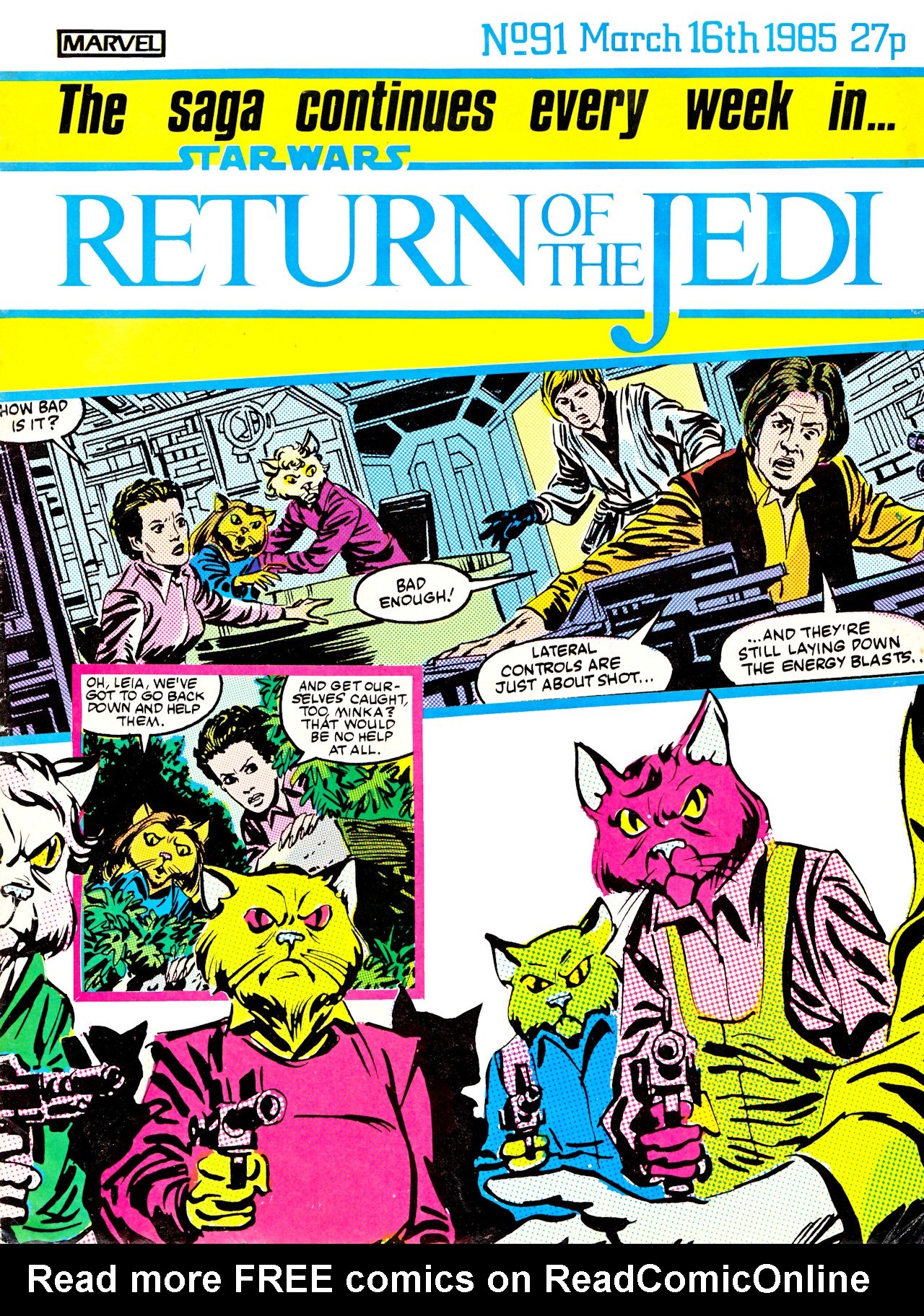 Read online Return of the Jedi comic -  Issue #91 - 1