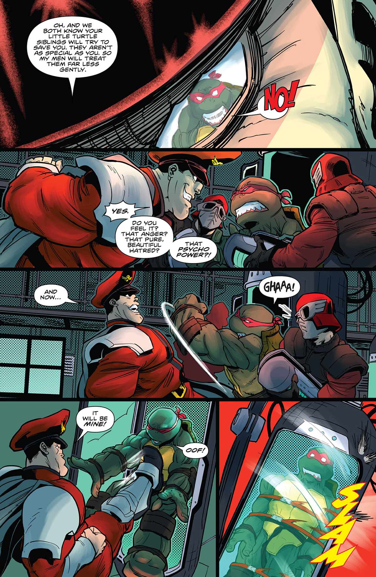 Read online Teenage Mutant Ninja Turtles vs. Street Fighter comic -  Issue #4 - 6