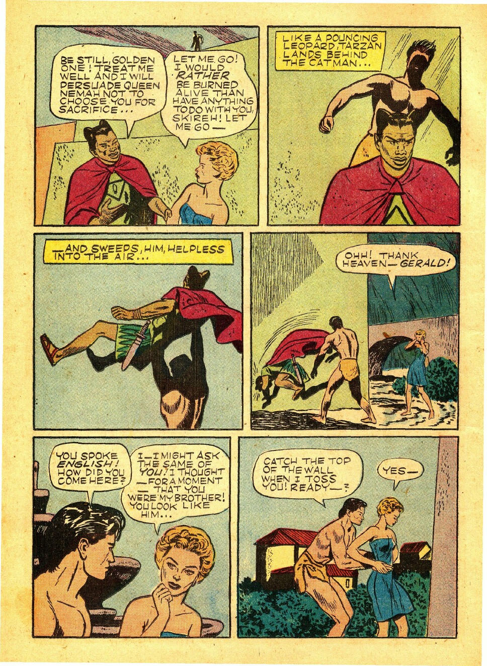 Read online Tarzan (1948) comic -  Issue #38 - 10