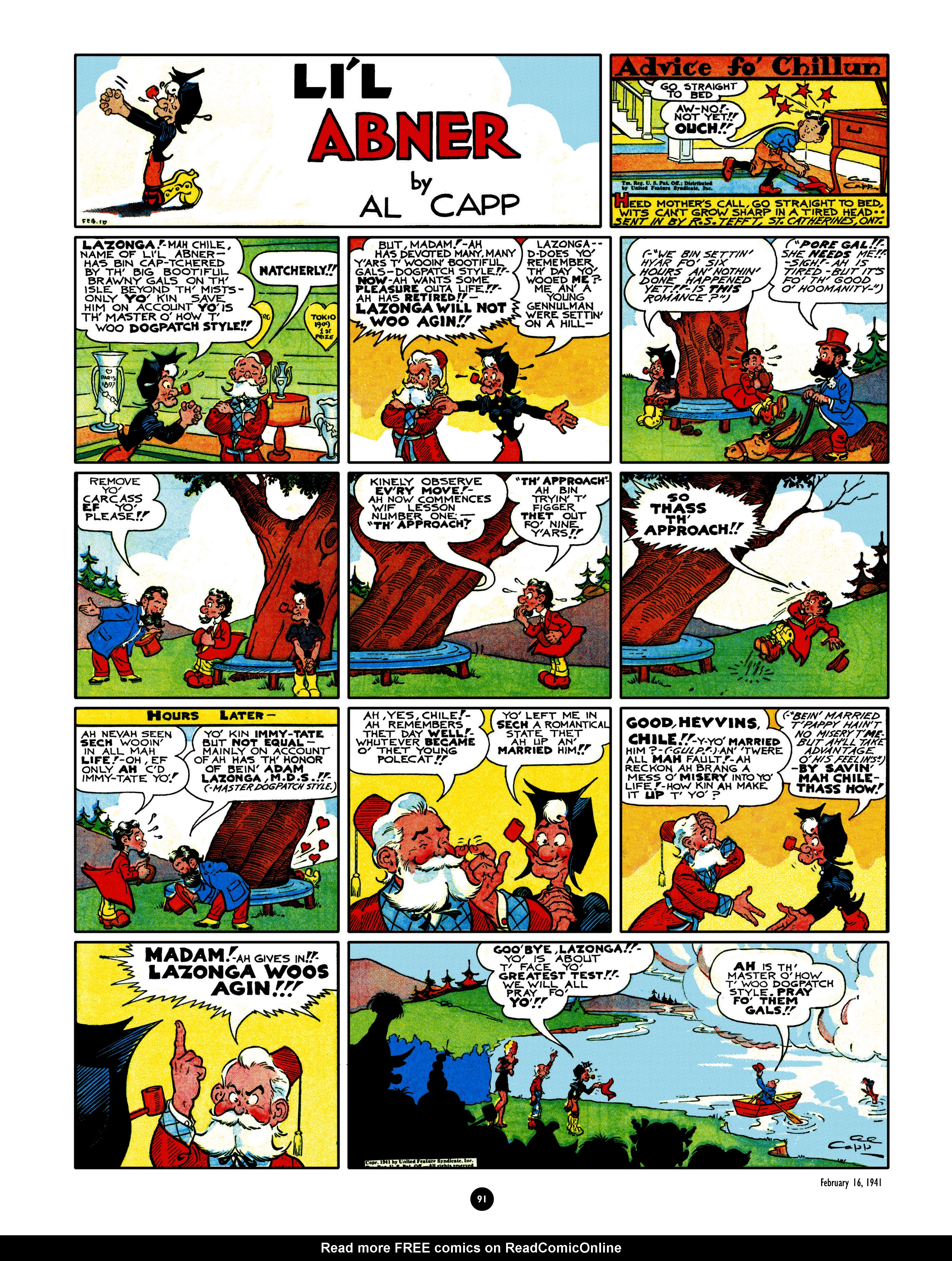 Read online Al Capp's Li'l Abner Complete Daily & Color Sunday Comics comic -  Issue # TPB 4 (Part 1) - 92