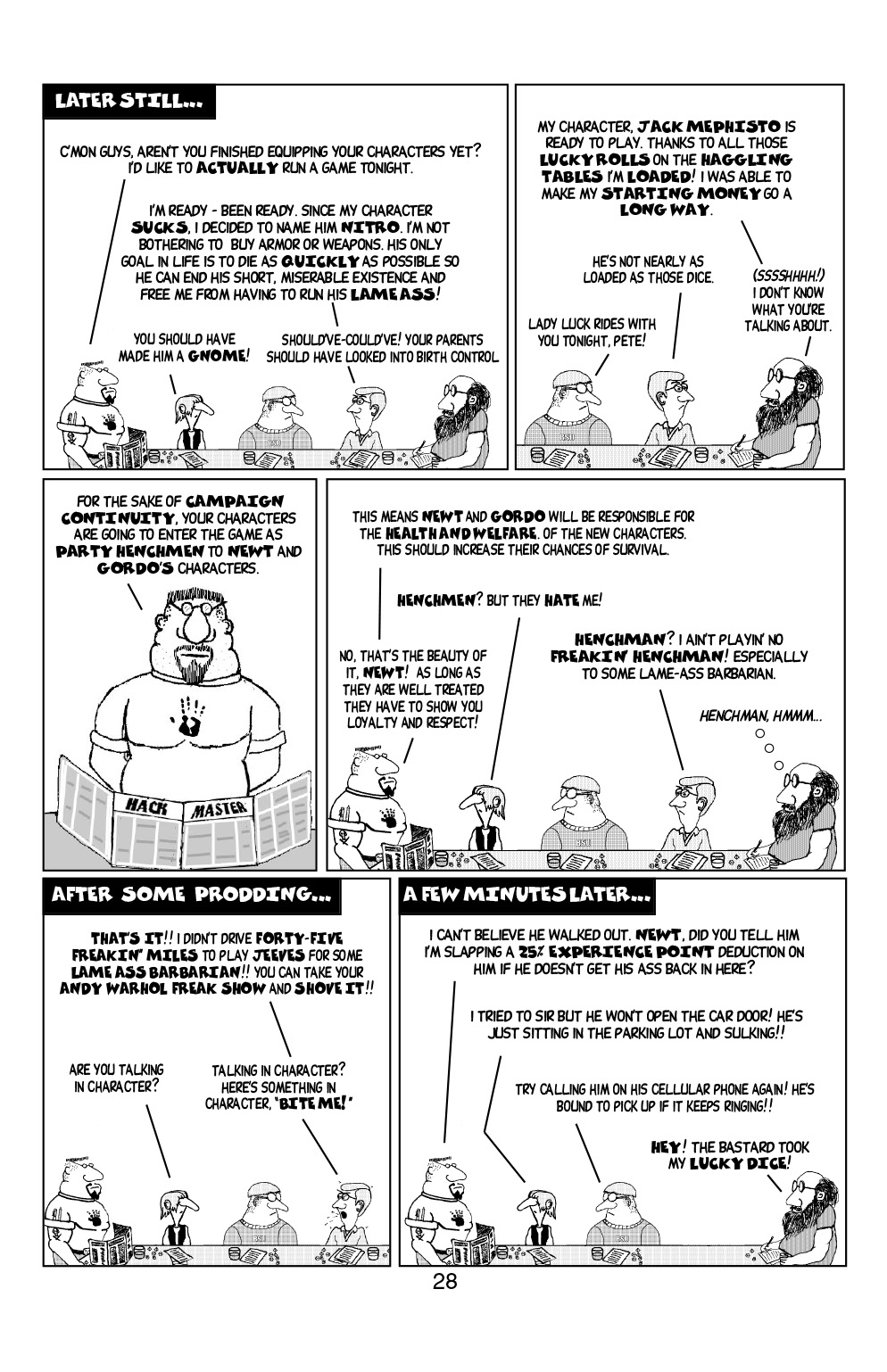 Read online Knights of the Dinner Table comic -  Issue #28 - 30