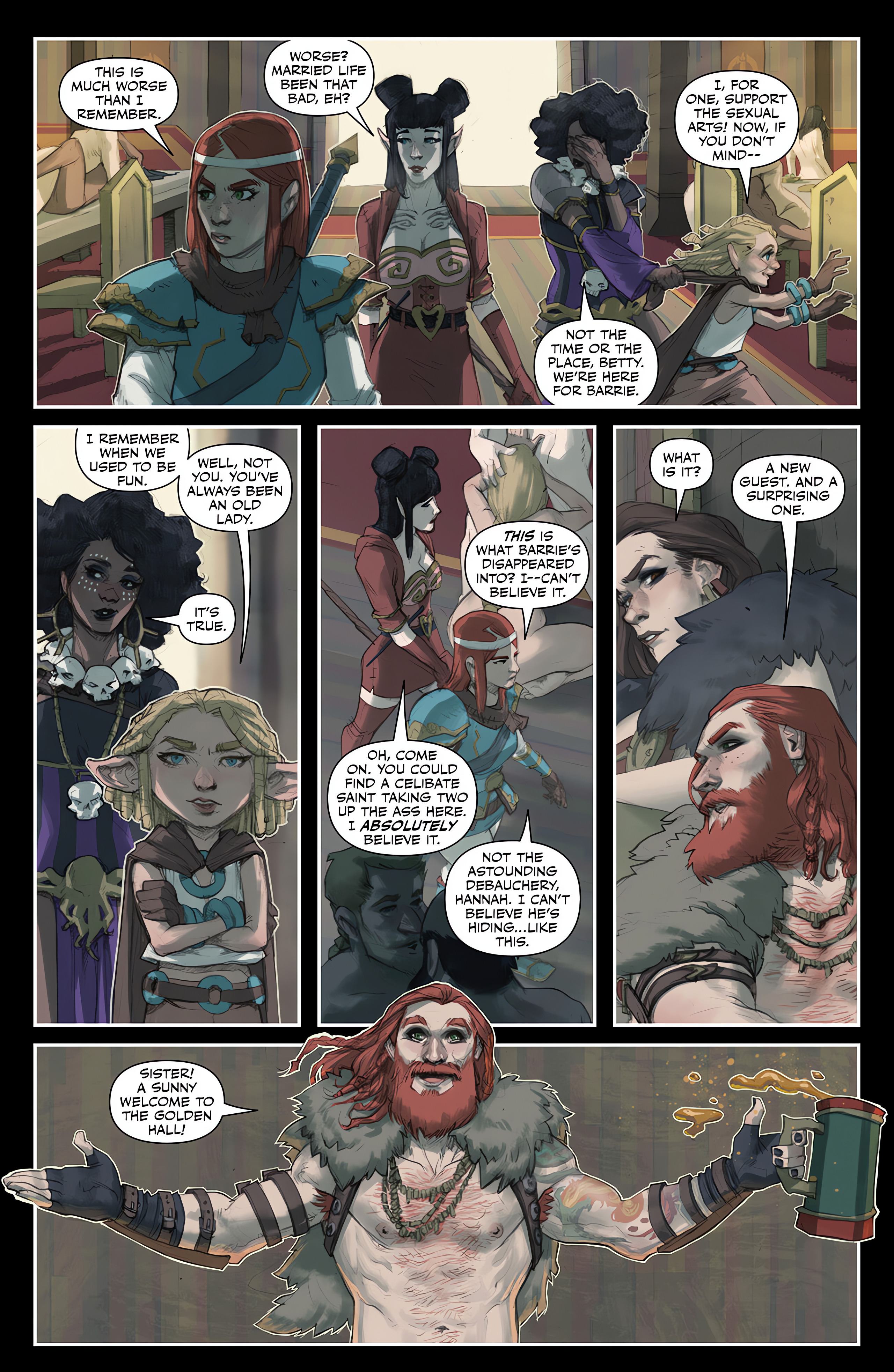 Read online Rat Queens: Sisters Warriors Queens comic -  Issue # TPB - 21