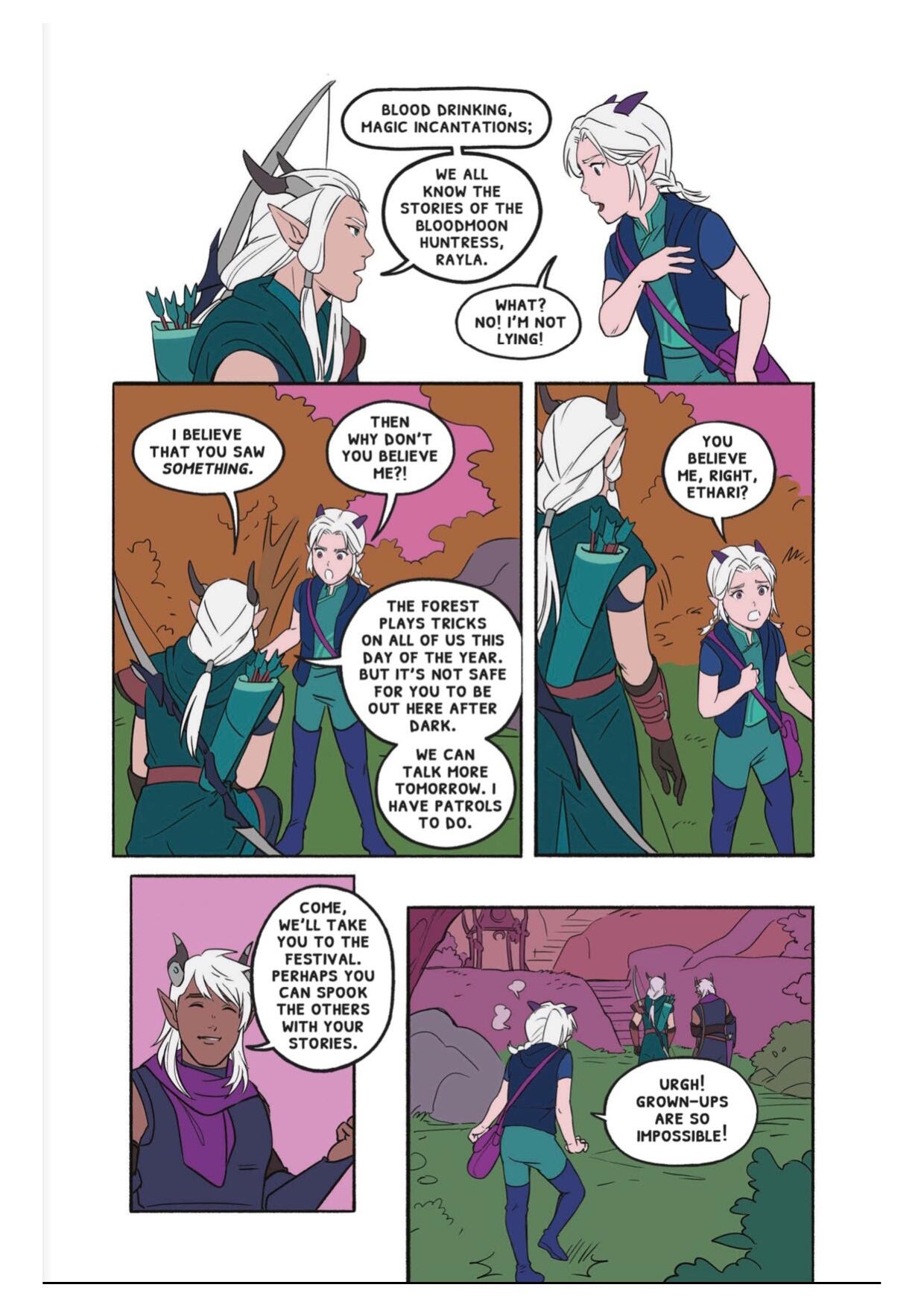 Read online The Dragon Prince: Bloodmoon Huntress comic -  Issue # TPB - 70