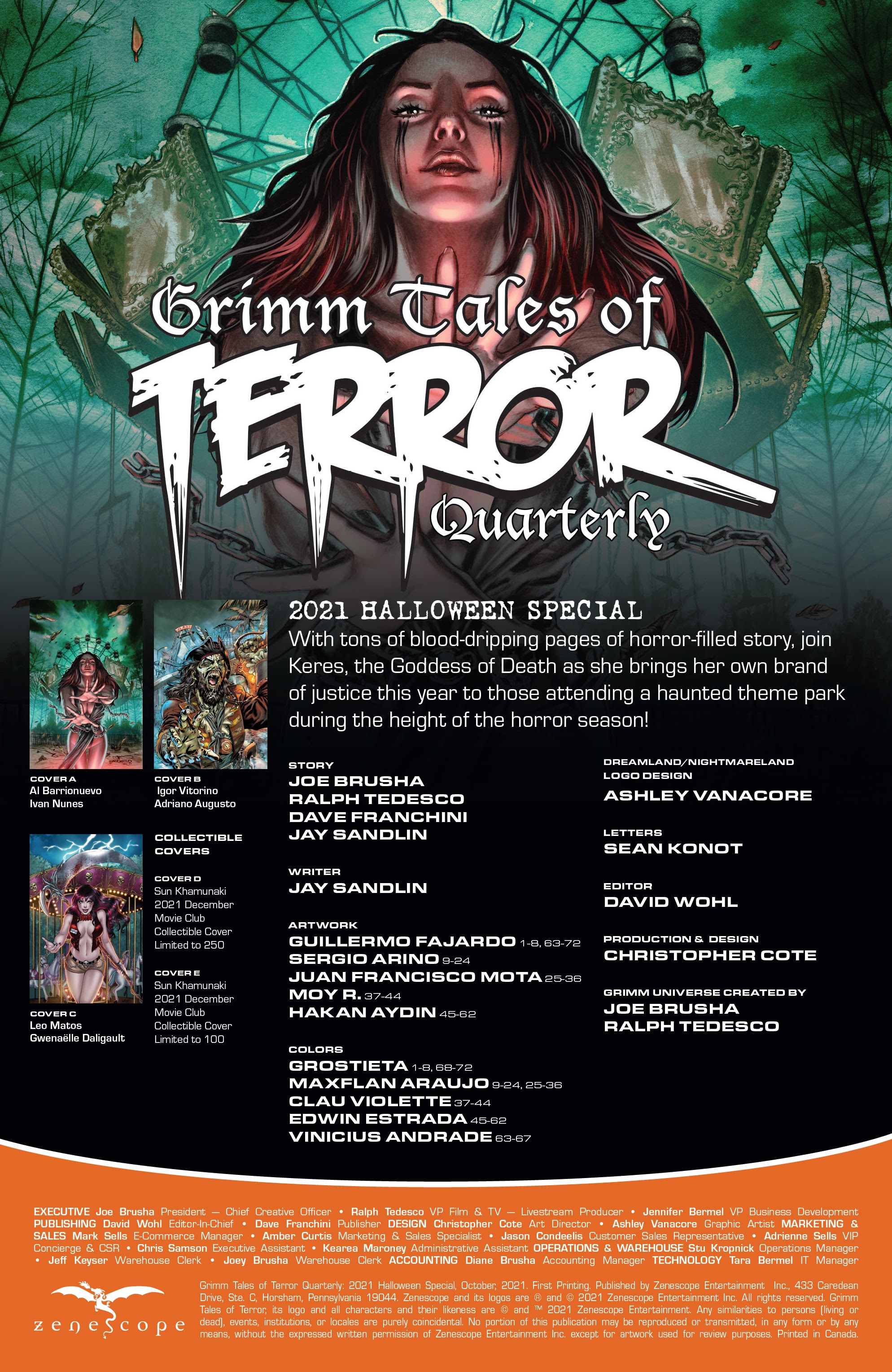 Read online Tales of Terror Quarterly: 2021 Halloween Special comic -  Issue # TPB - 2