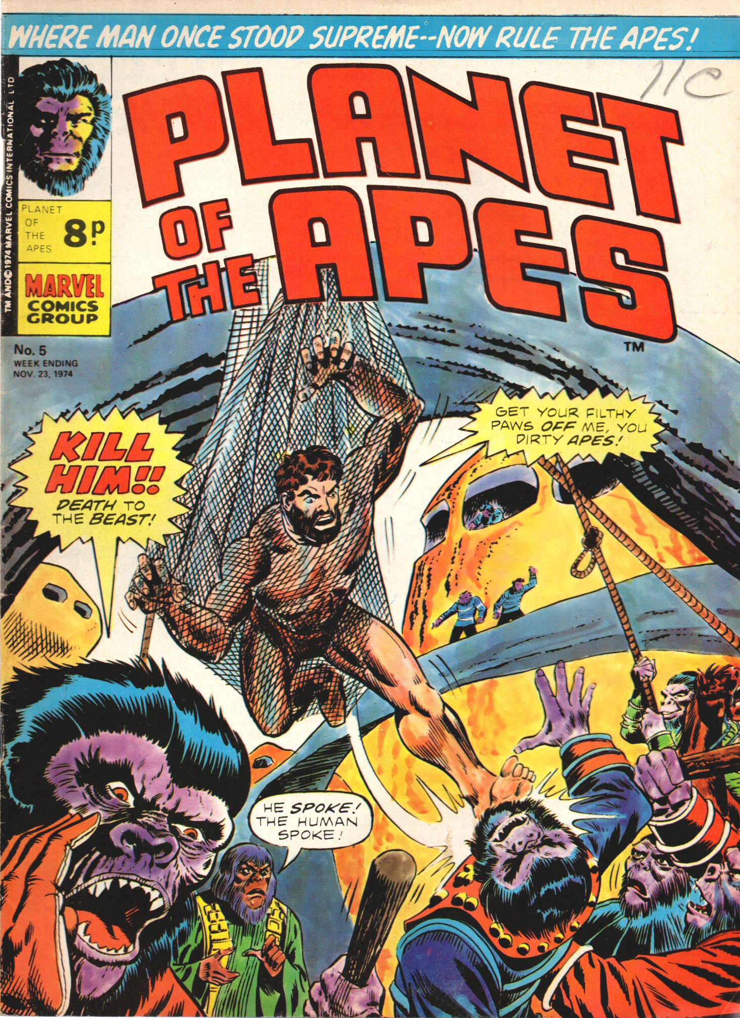 Read online Planet of the Apes (1974) comic -  Issue #5 - 1