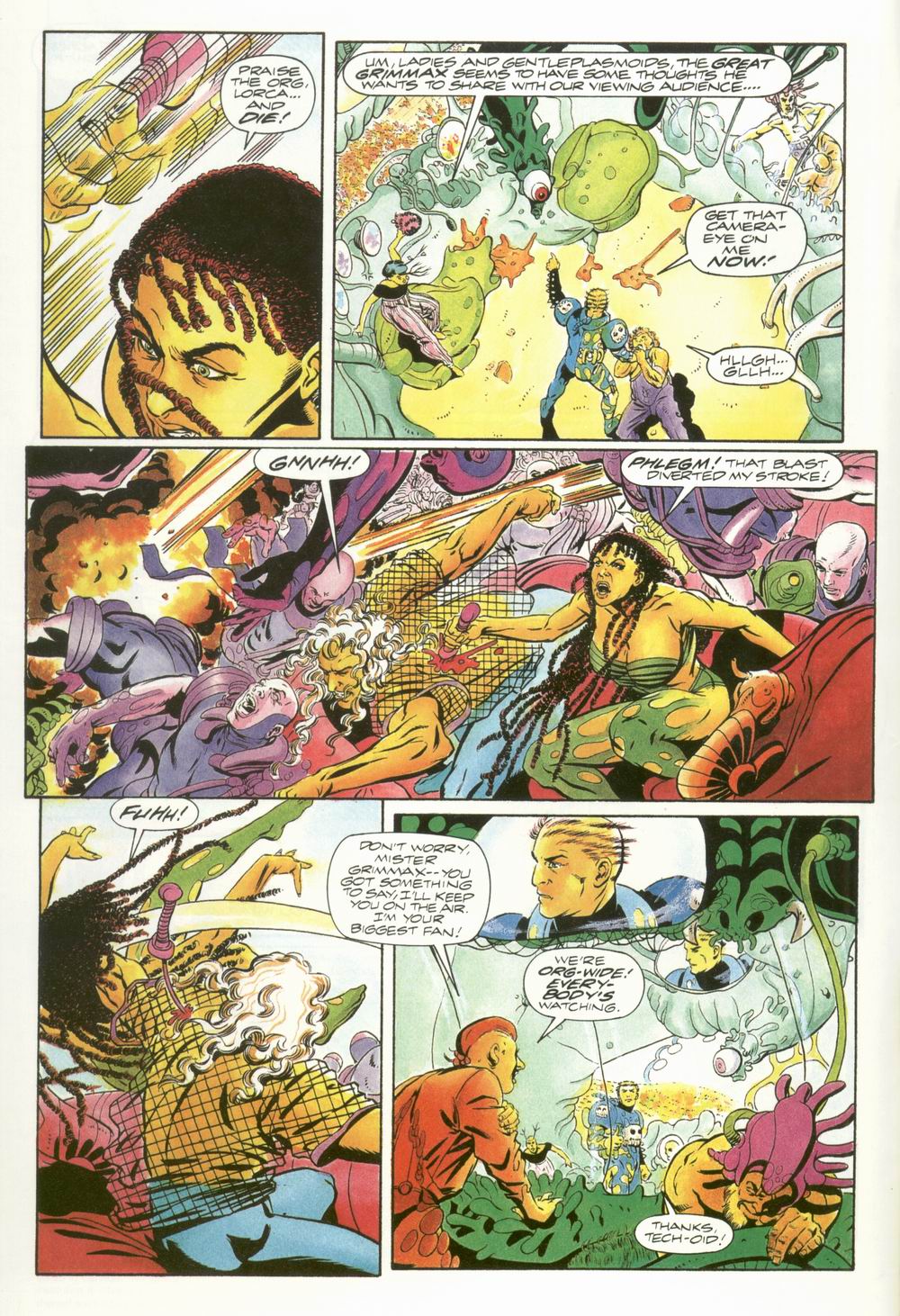 Read online Warriors of Plasm comic -  Issue #4 - 5