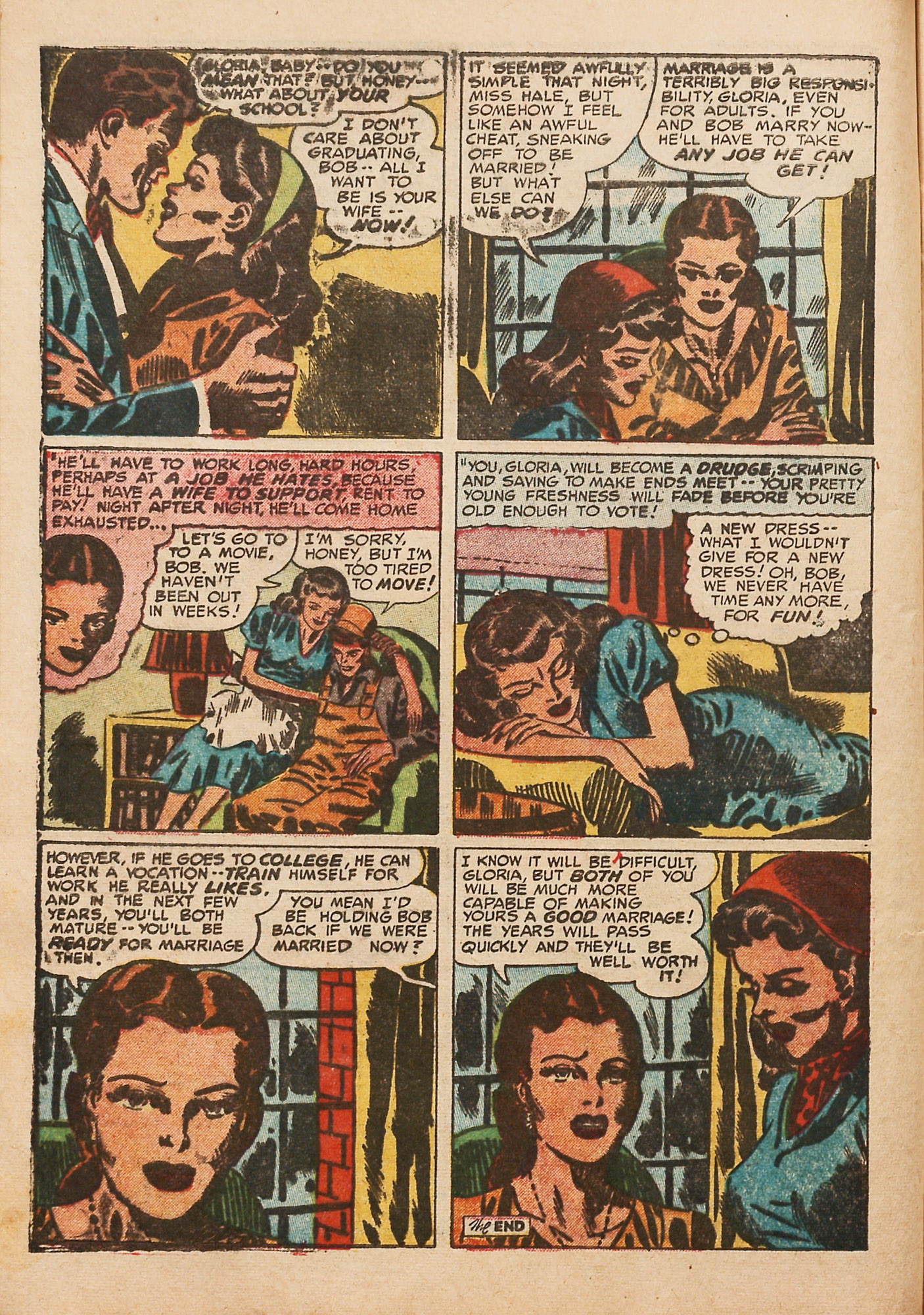 Read online Young Love (1949) comic -  Issue #24 - 16