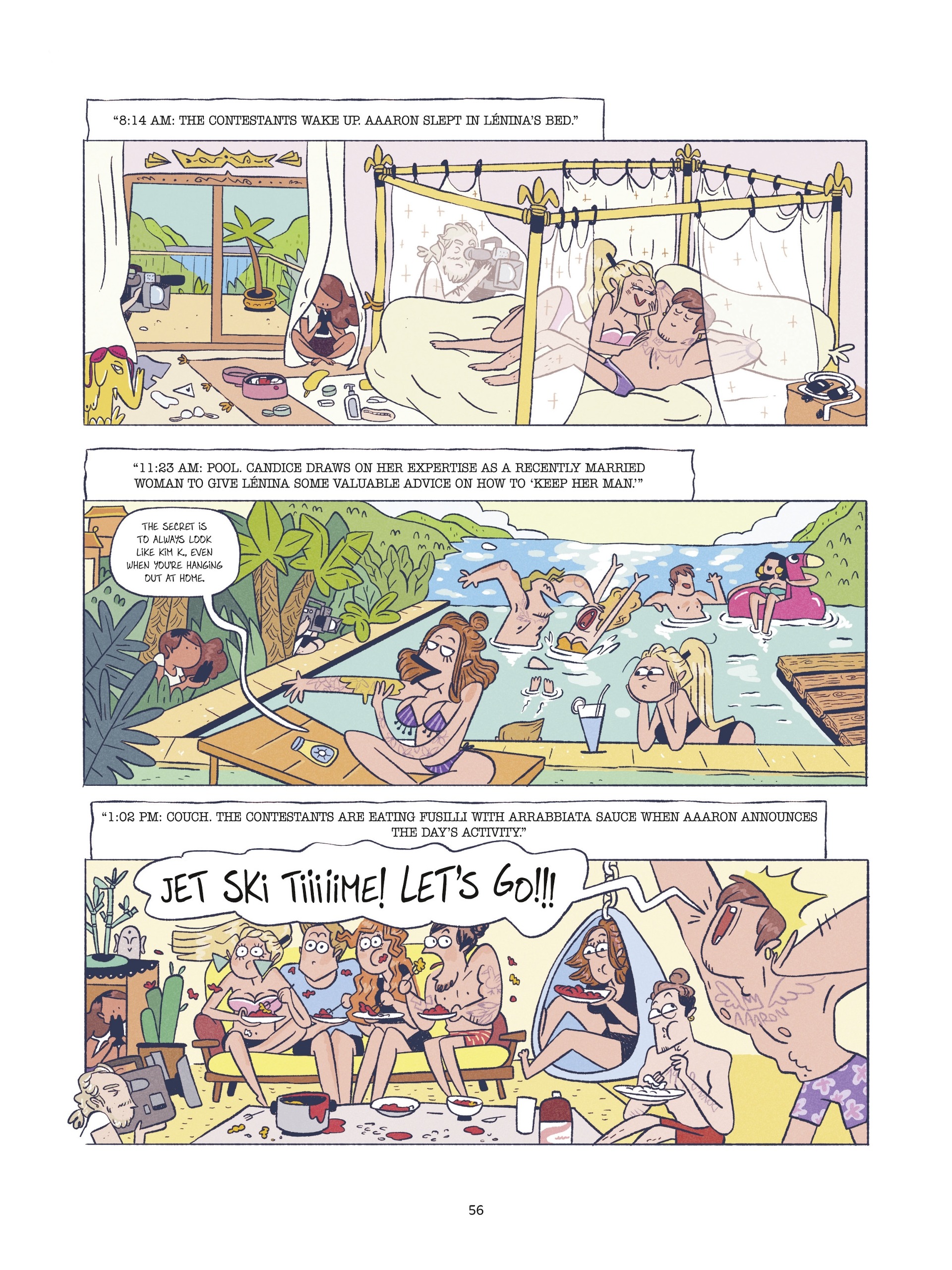 Read online Praising the Surface Behind the Scenes of Reality TV comic -  Issue # TPB - 51