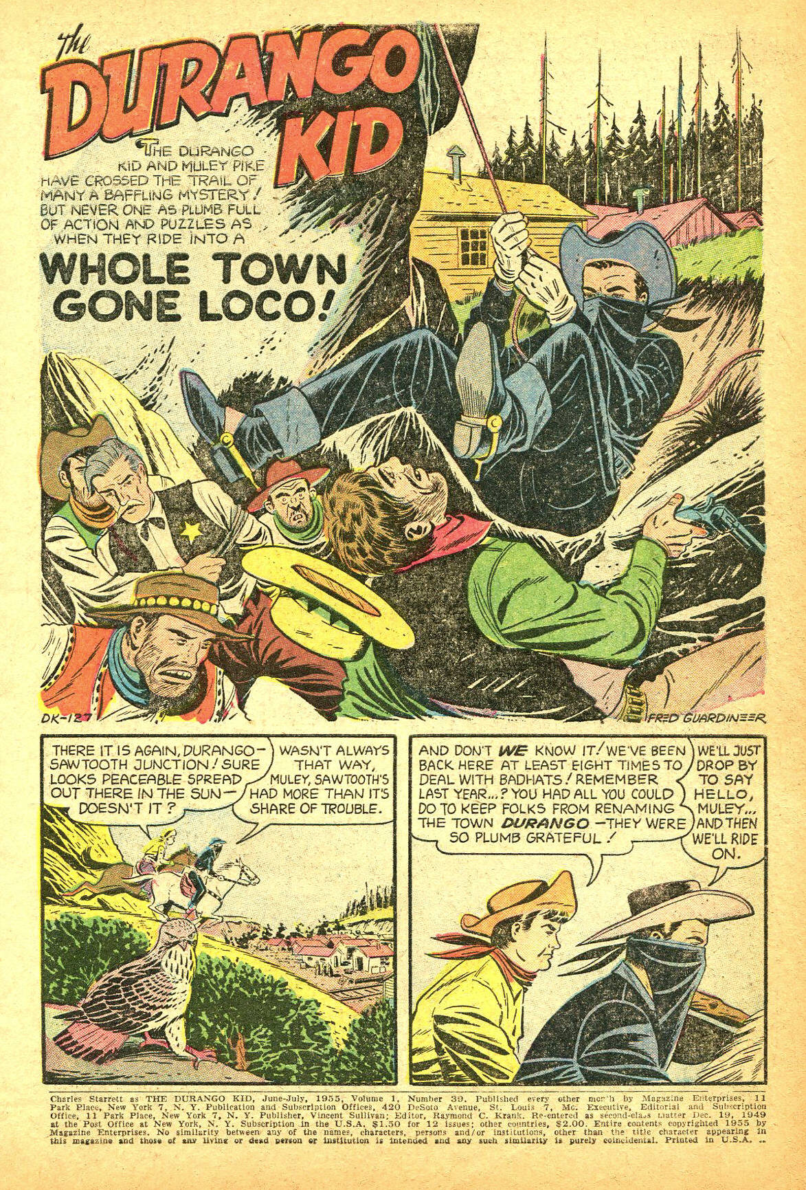 Read online Charles Starrett as The Durango Kid comic -  Issue #39 - 3