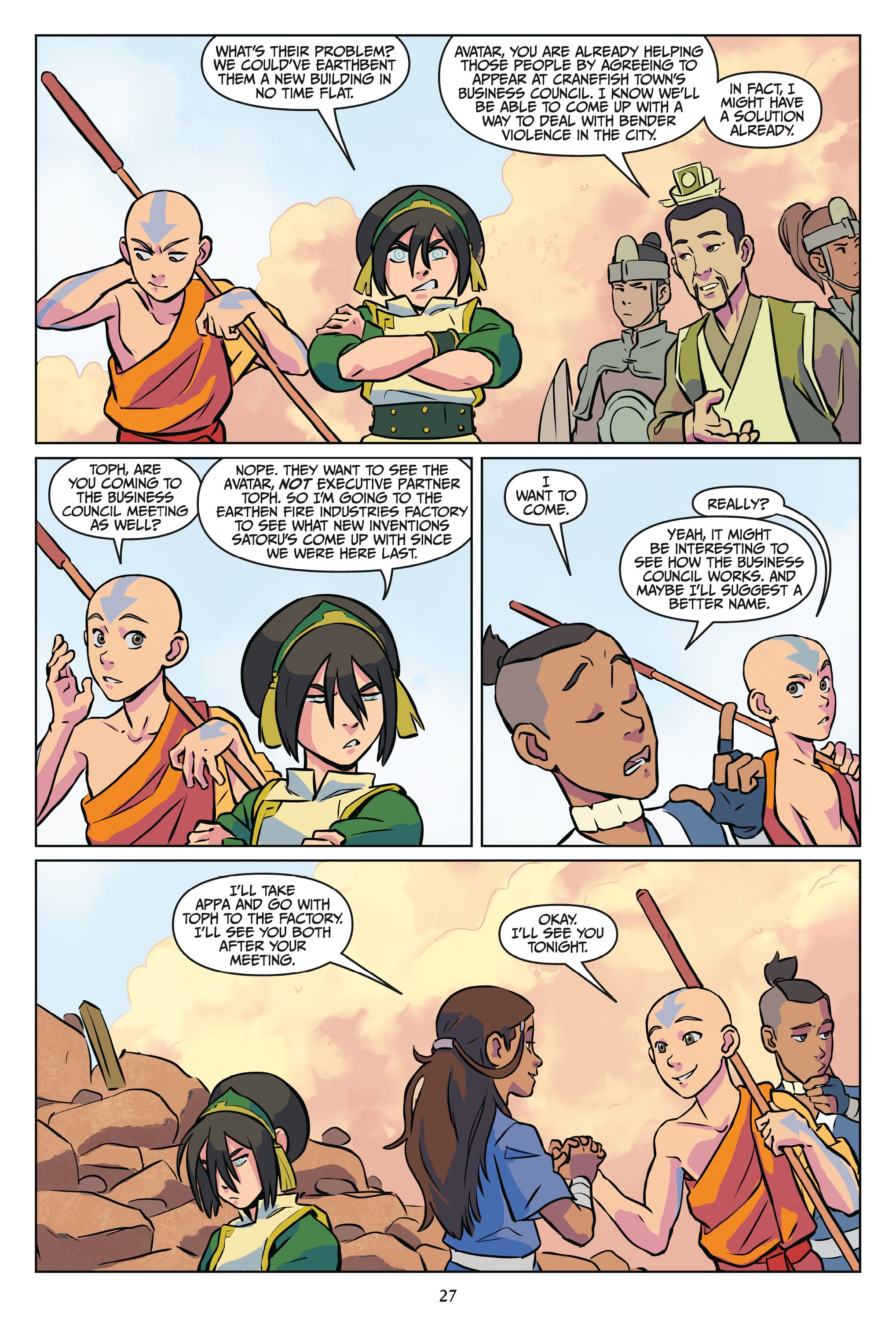 Read online Nickelodeon Avatar: The Last Airbender - Imbalance comic -  Issue # _Omnibus (Part 1) - 28