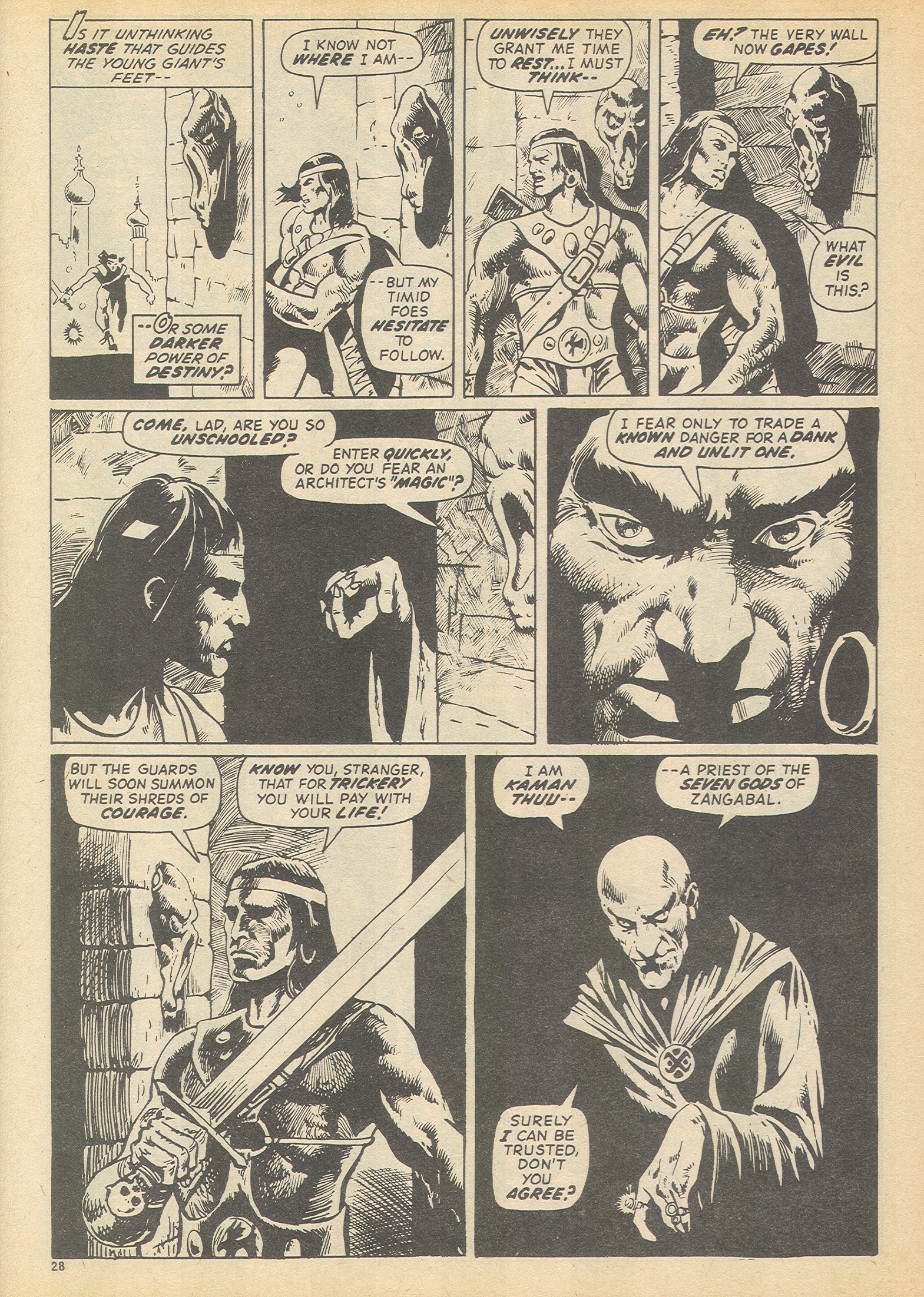 Read online The Savage Sword of Conan (1975) comic -  Issue #13 - 28