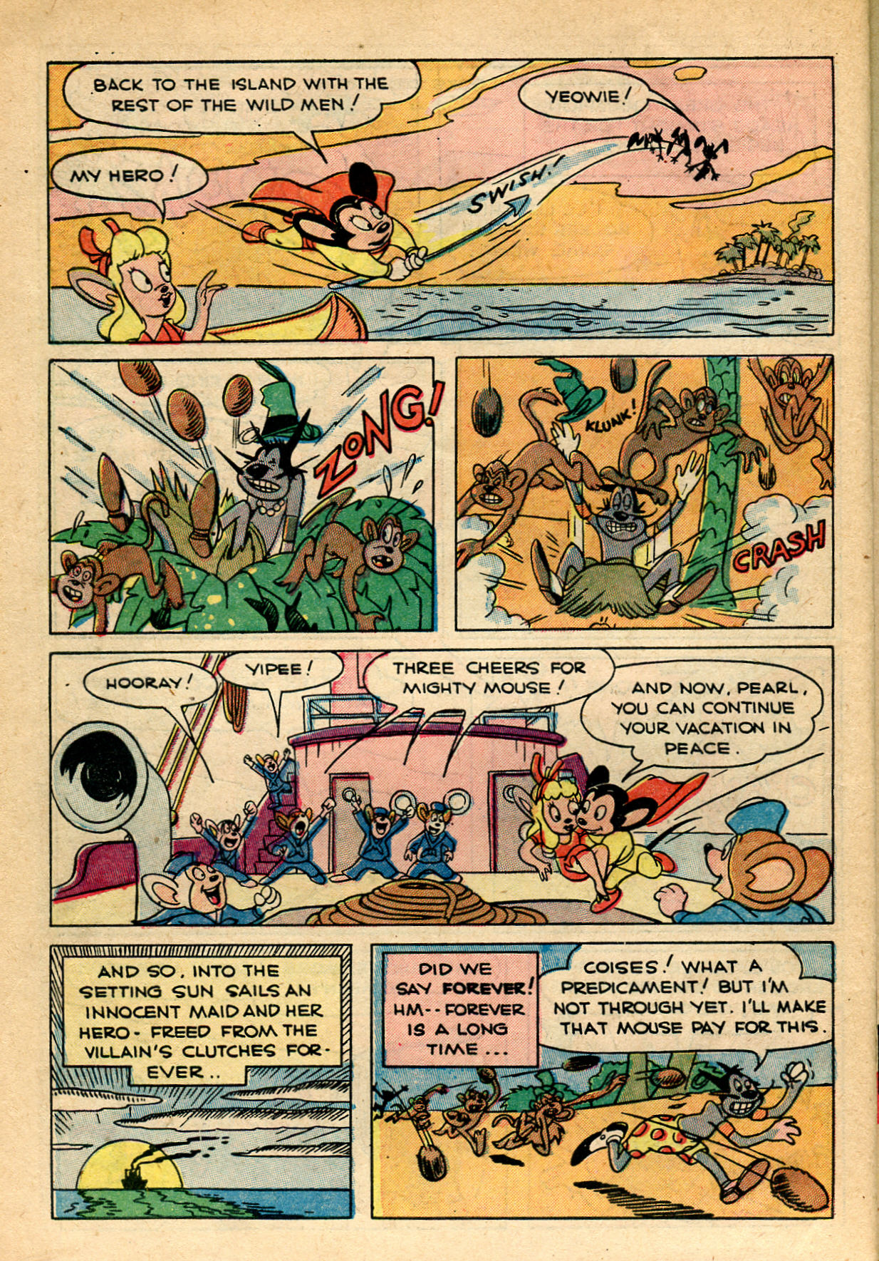 Read online Paul Terry's Mighty Mouse Comics comic -  Issue #20 - 10