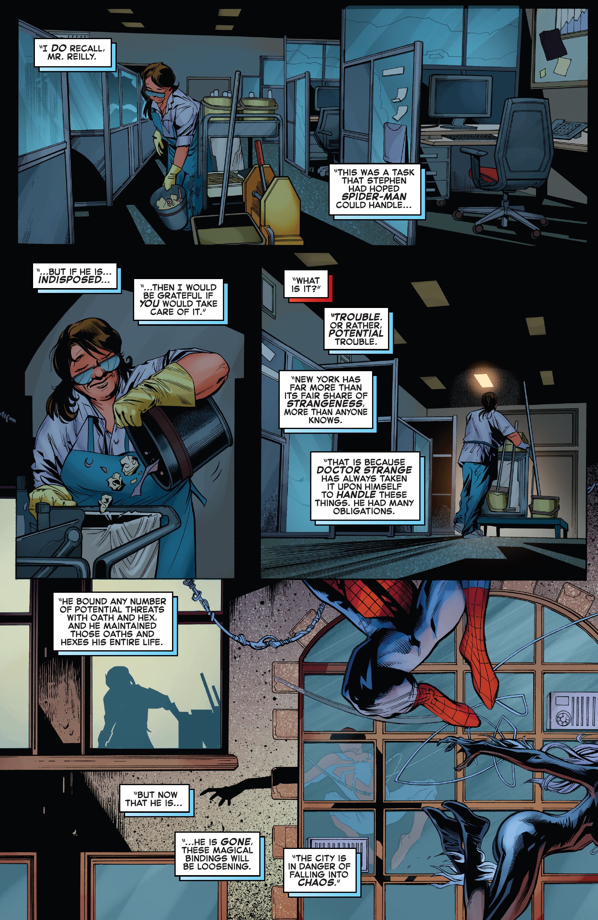 Read online Death of Doctor Strange: One-Shots comic -  Issue # Spider-Man - 9