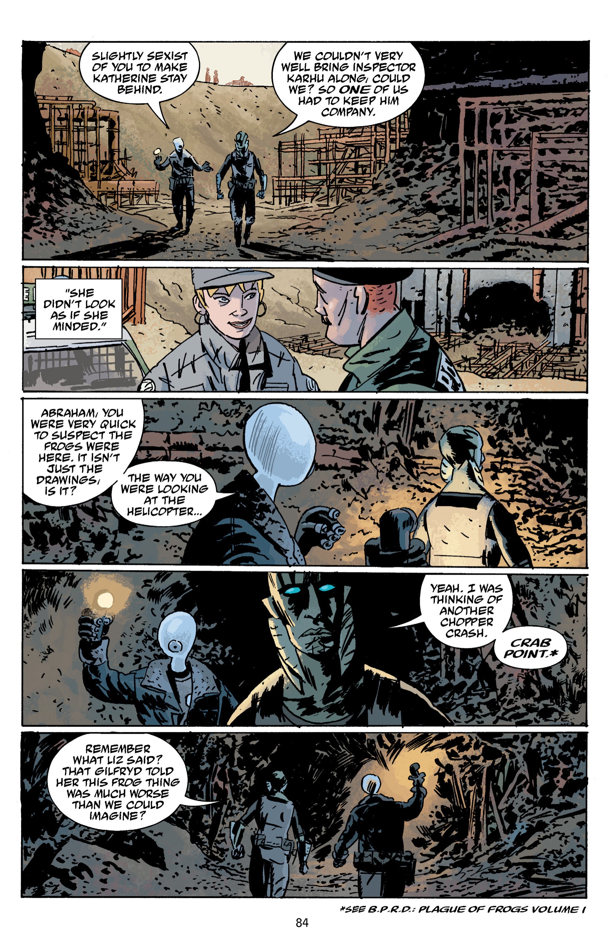 Read online B.P.R.D.: Plague of Frogs (2011) comic -  Issue # TPB 4 (Part 1) - 84