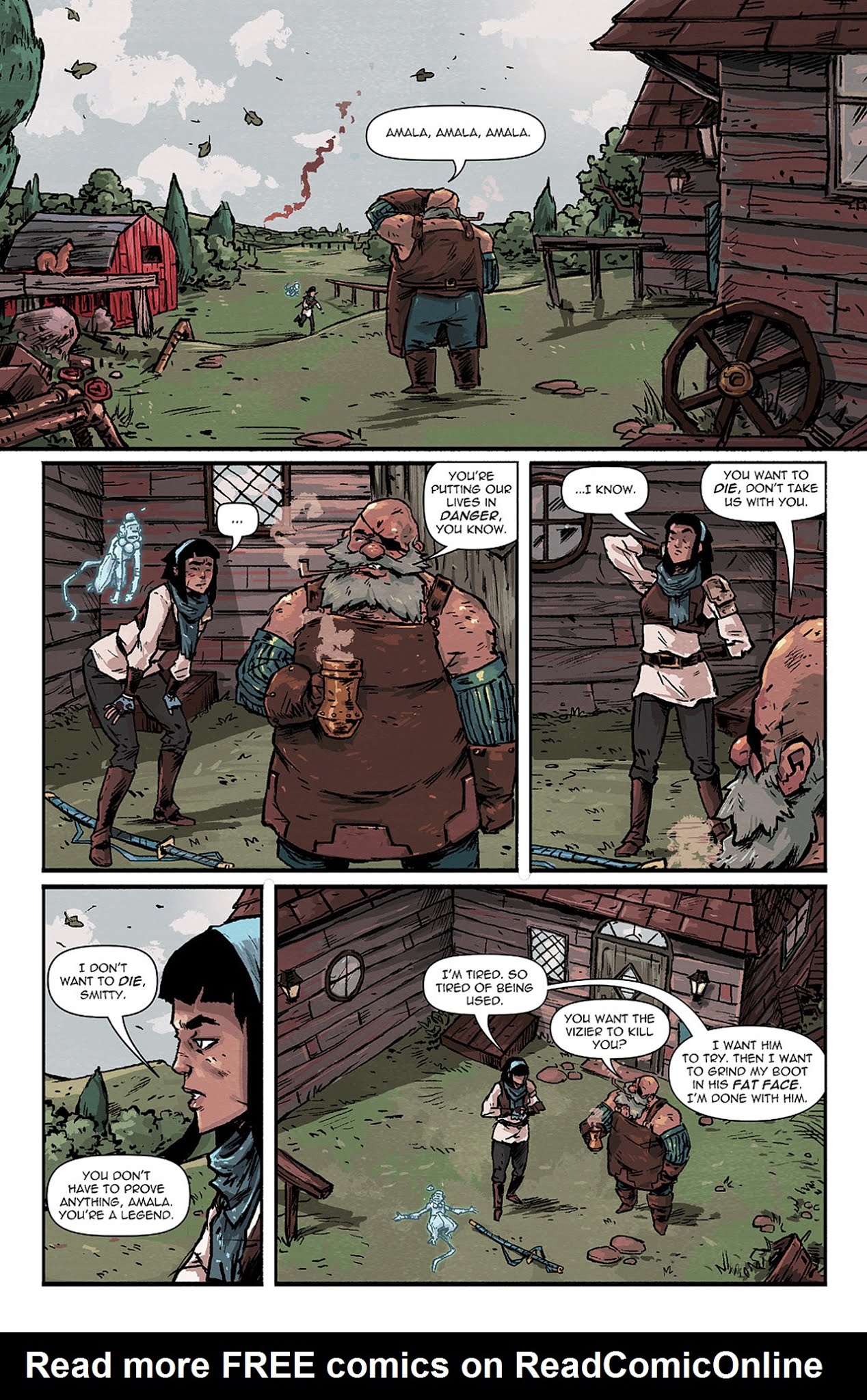 Read online Amala's Blade comic -  Issue #1 - 12