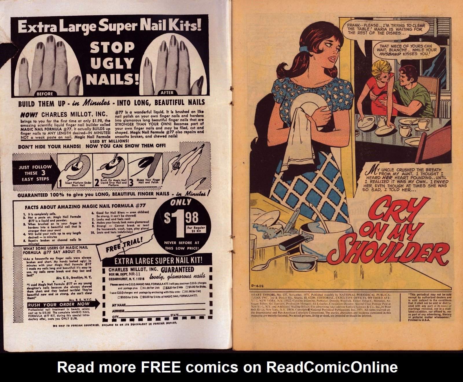 Read online Heart Throbs comic -  Issue #135 - 3