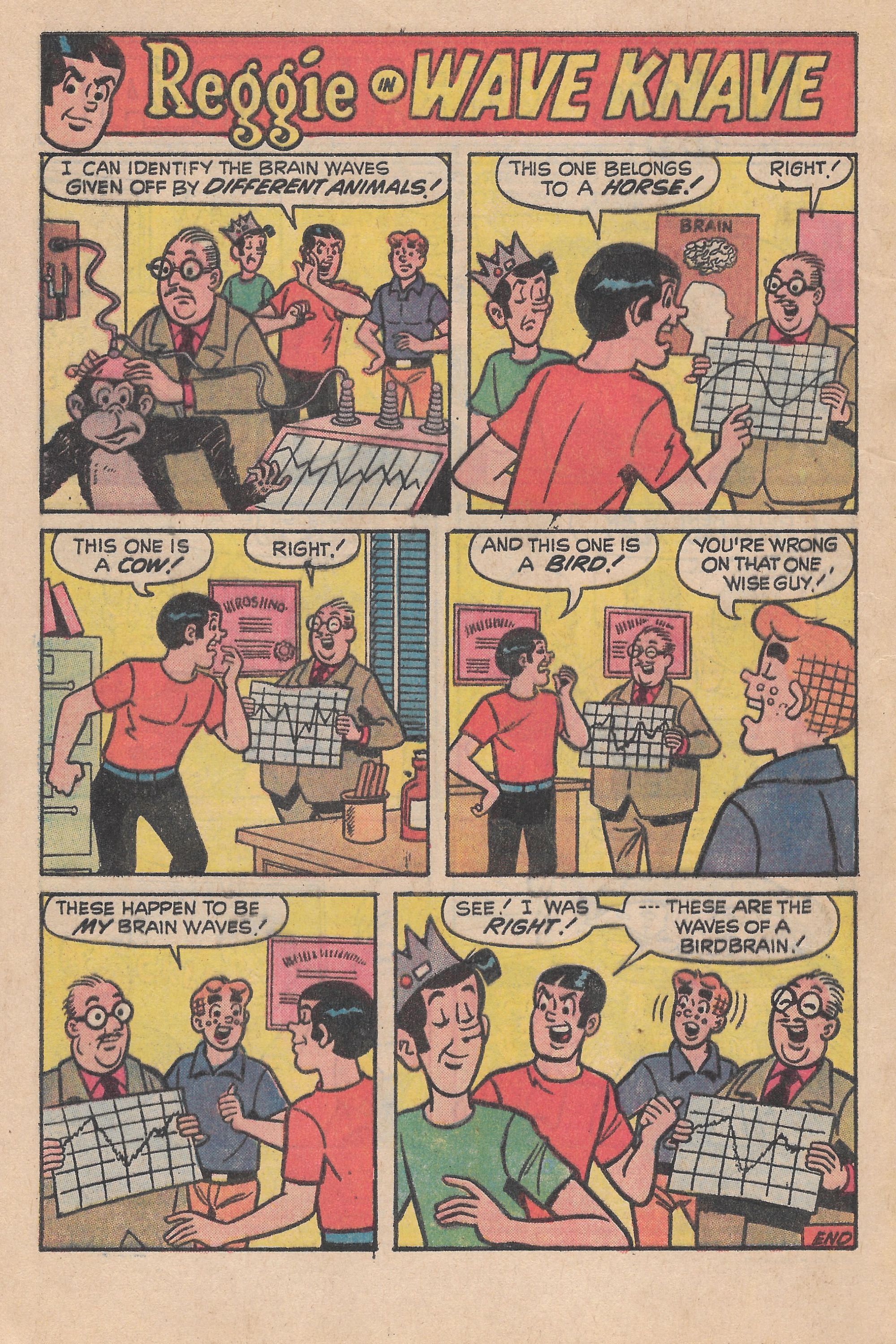 Read online Reggie's Wise Guy Jokes comic -  Issue #26 - 4