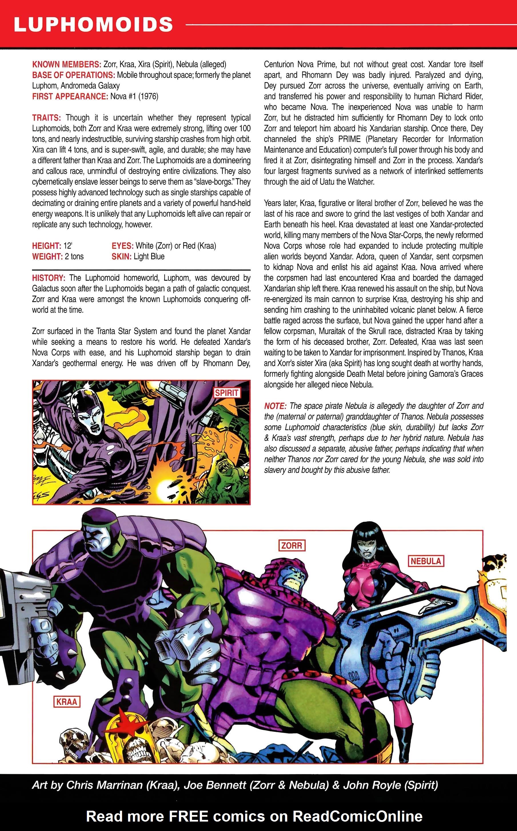 Read online Official Handbook of the Marvel Universe A to Z comic -  Issue # TPB 6 (Part 2) - 100