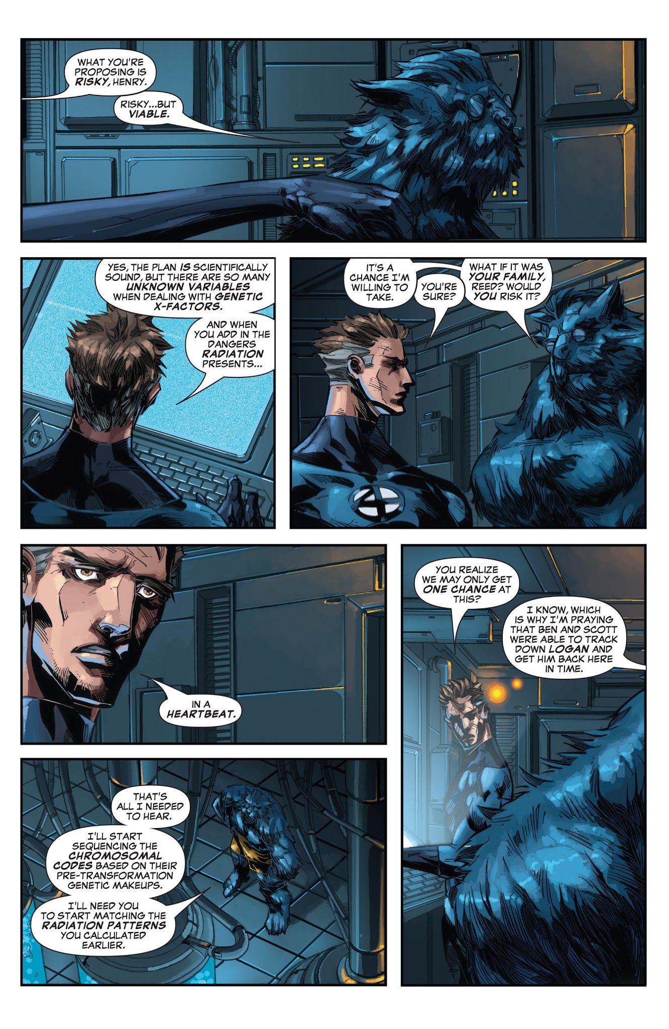 Read online X-Men/Fantastic Four comic -  Issue #4 - 14