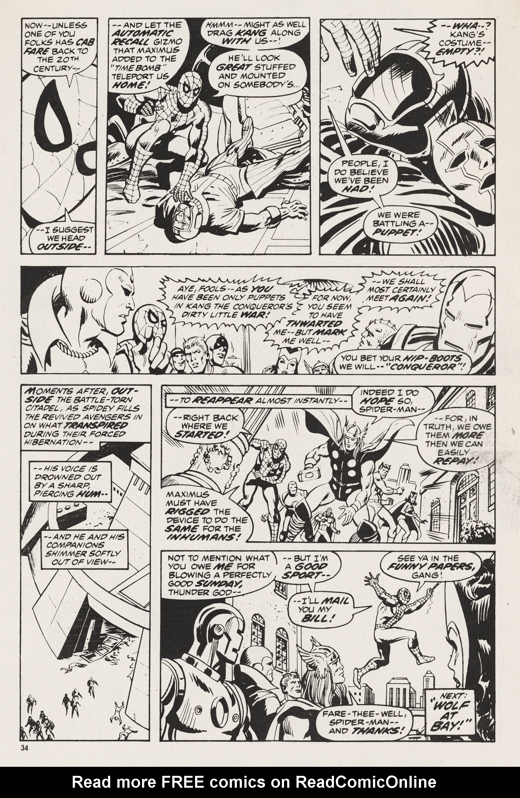 Read online Captain Britain (1976) comic -  Issue #32 - 34