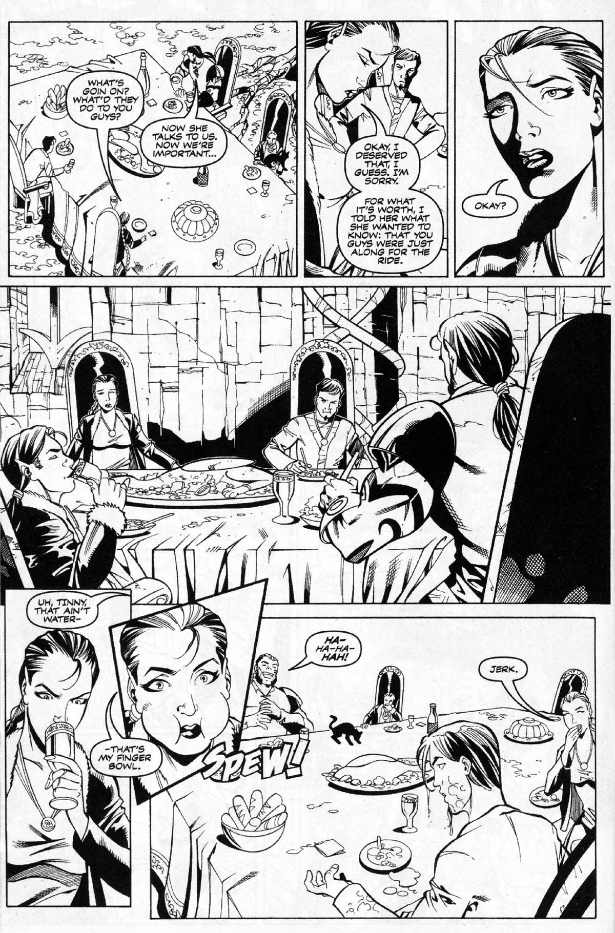 Read online Dungeons & Dragons: Black & White comic -  Issue #3 - 8