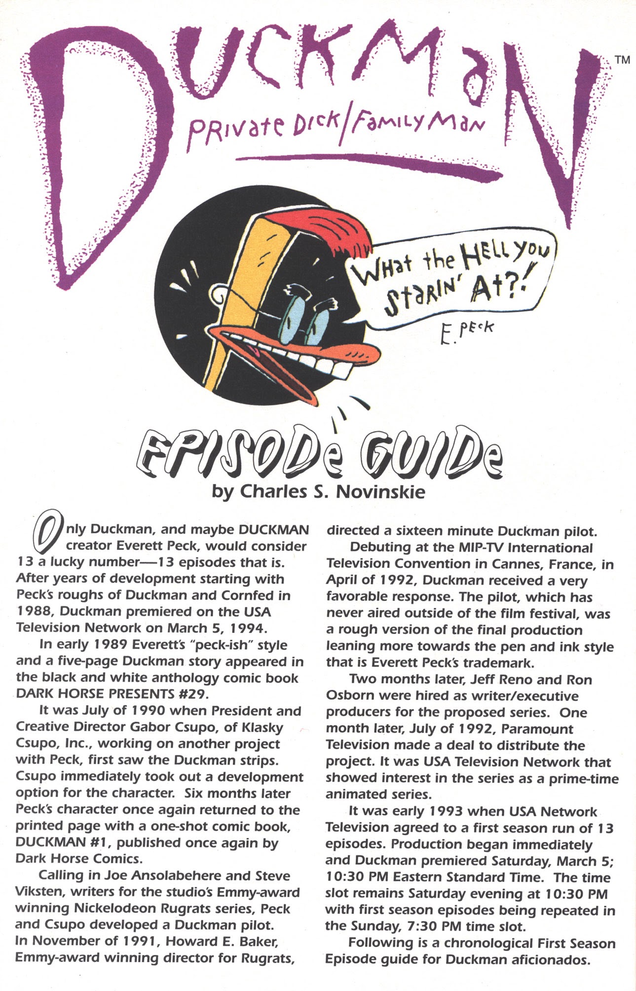 Read online Duckman : The Mob Frog Saga comic -  Issue #2 - 24