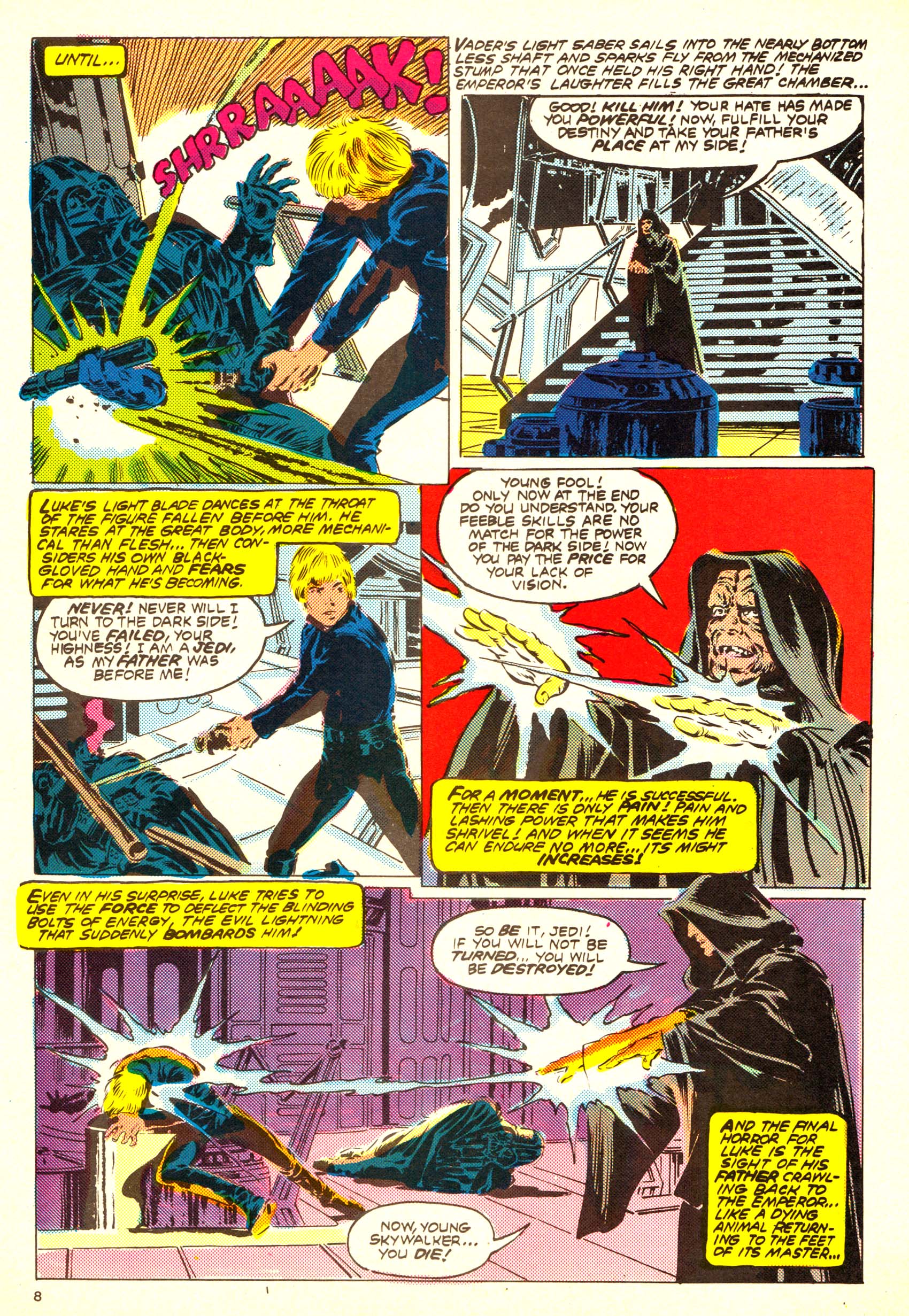 Read online Return of the Jedi comic -  Issue #155 - 8