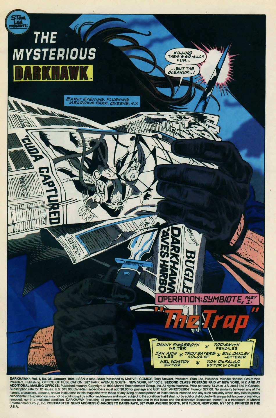 Read online Darkhawk (1991) comic -  Issue #35 - 2