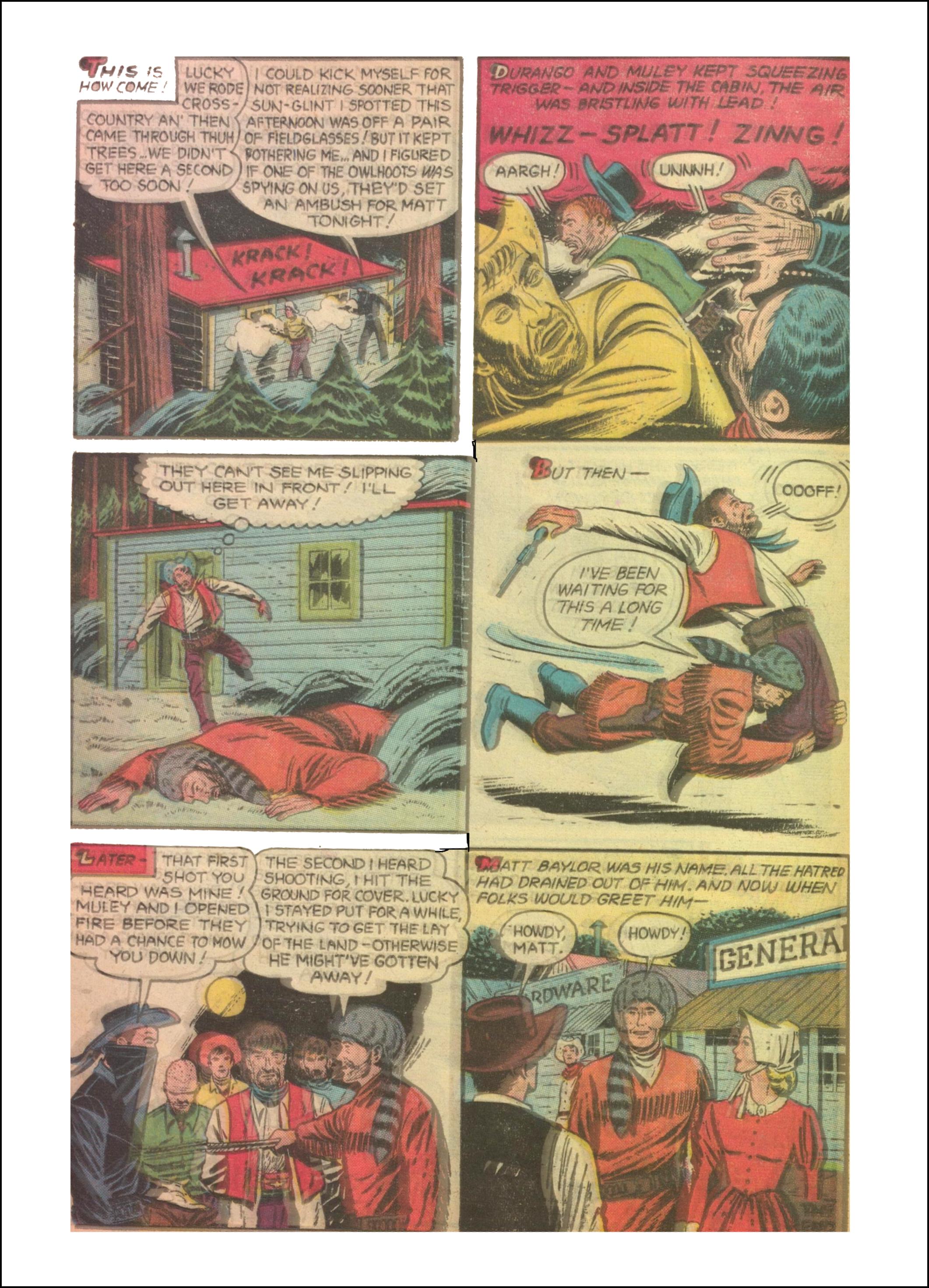 Read online Charles Starrett as The Durango Kid comic -  Issue #36 - 16