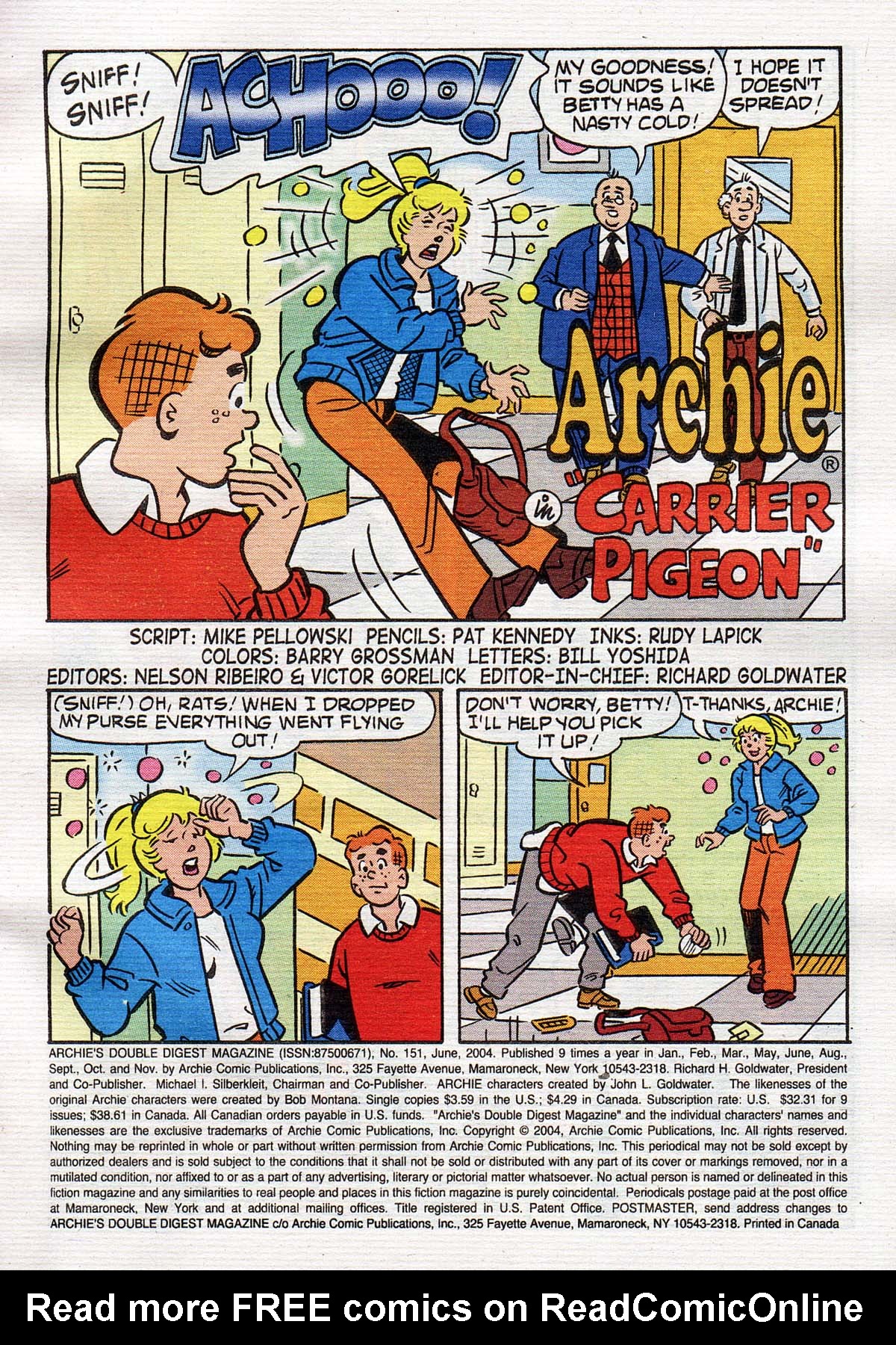 Read online Archie's Double Digest Magazine comic -  Issue #151 - 2