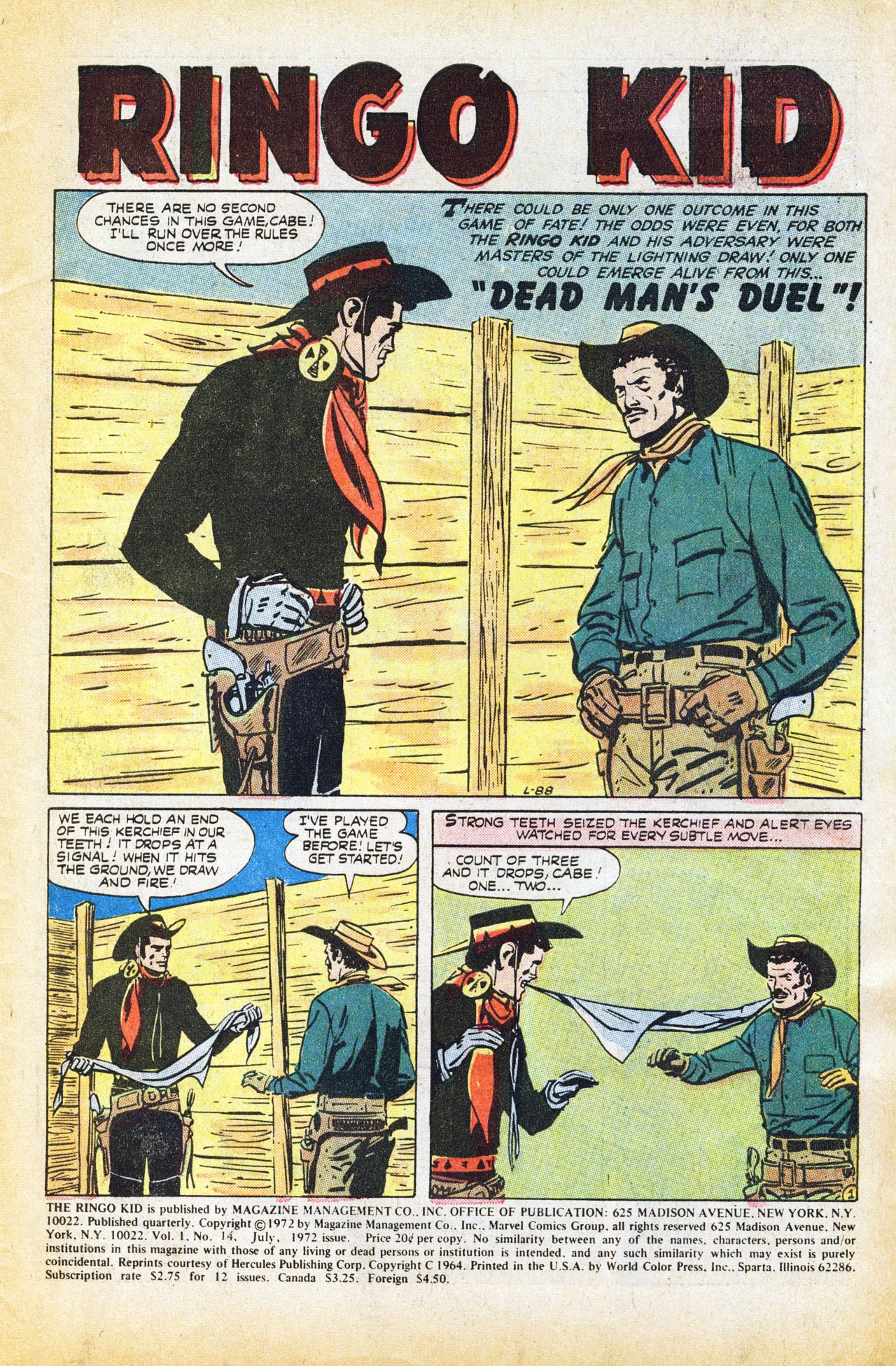 Read online Ringo Kid (1970) comic -  Issue #14 - 4