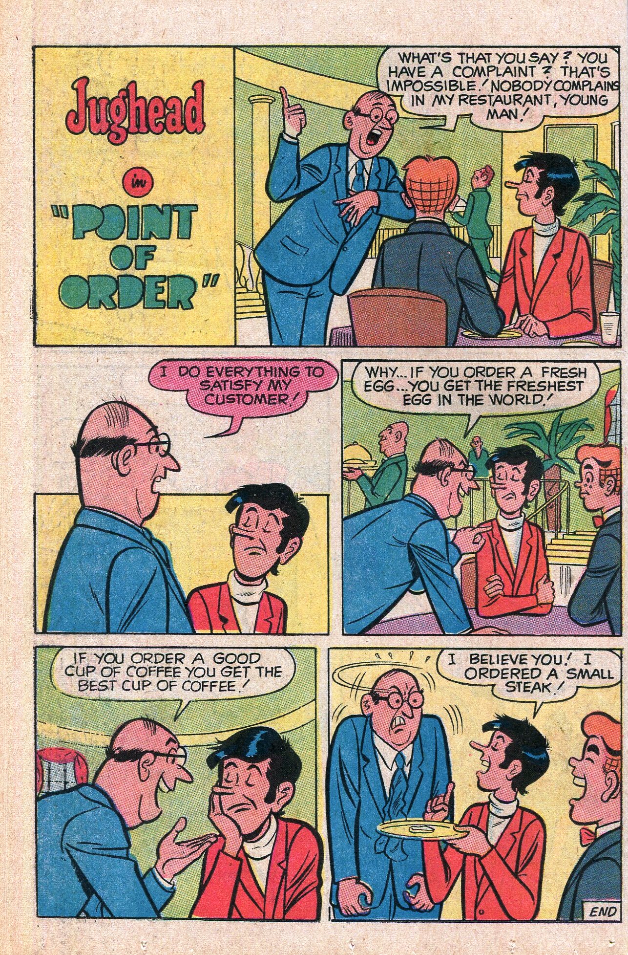 Read online Jughead's Jokes comic -  Issue #21 - 16