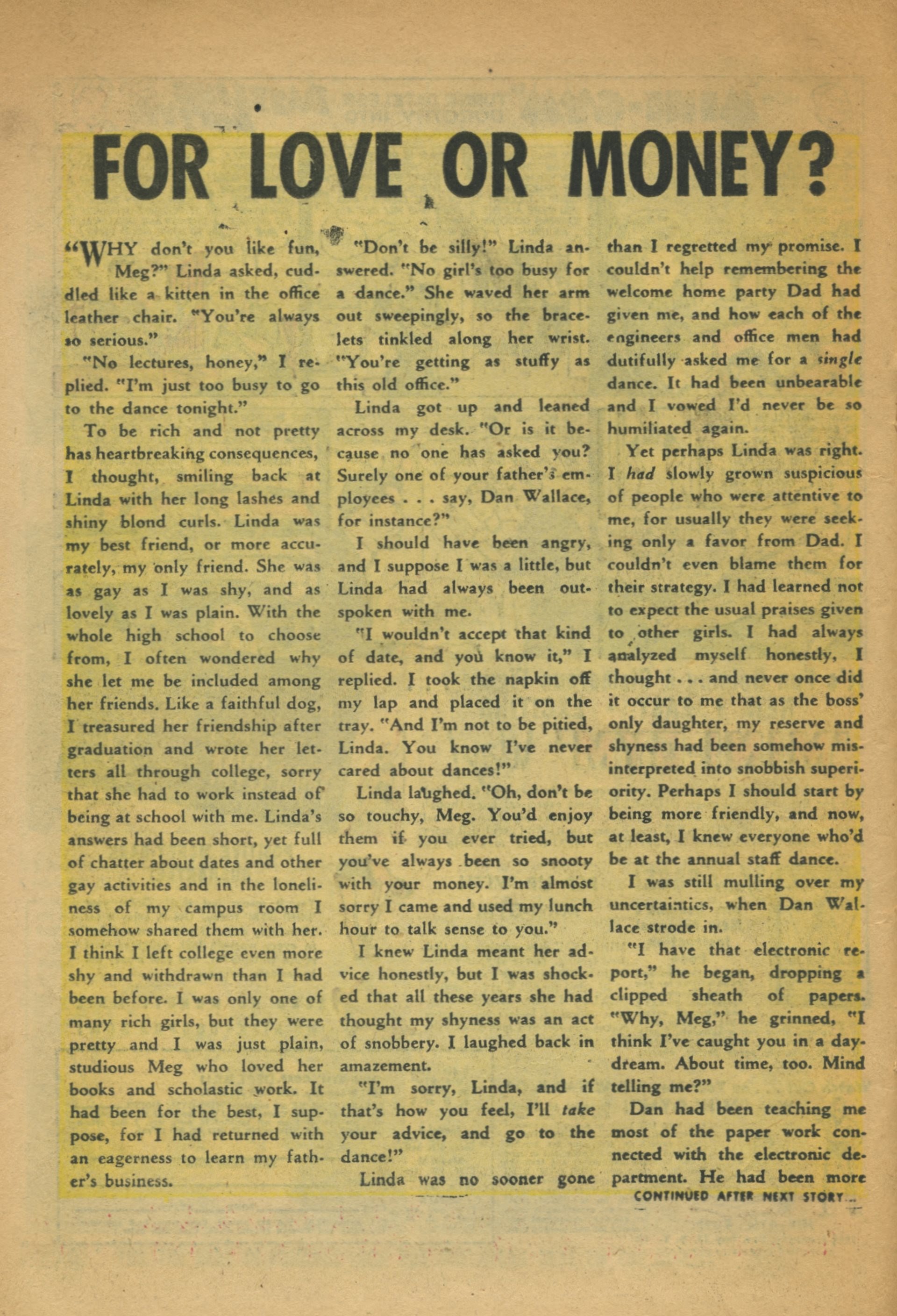 Read online Secret Story Romances comic -  Issue #18 - 19