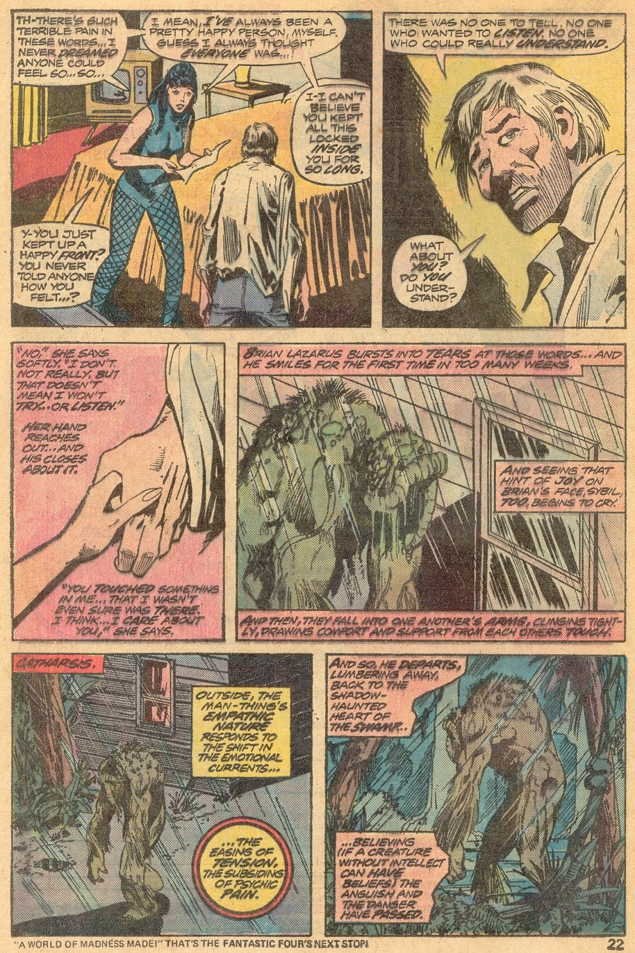 Read online Man-Thing (1974) comic -  Issue #12 - 16