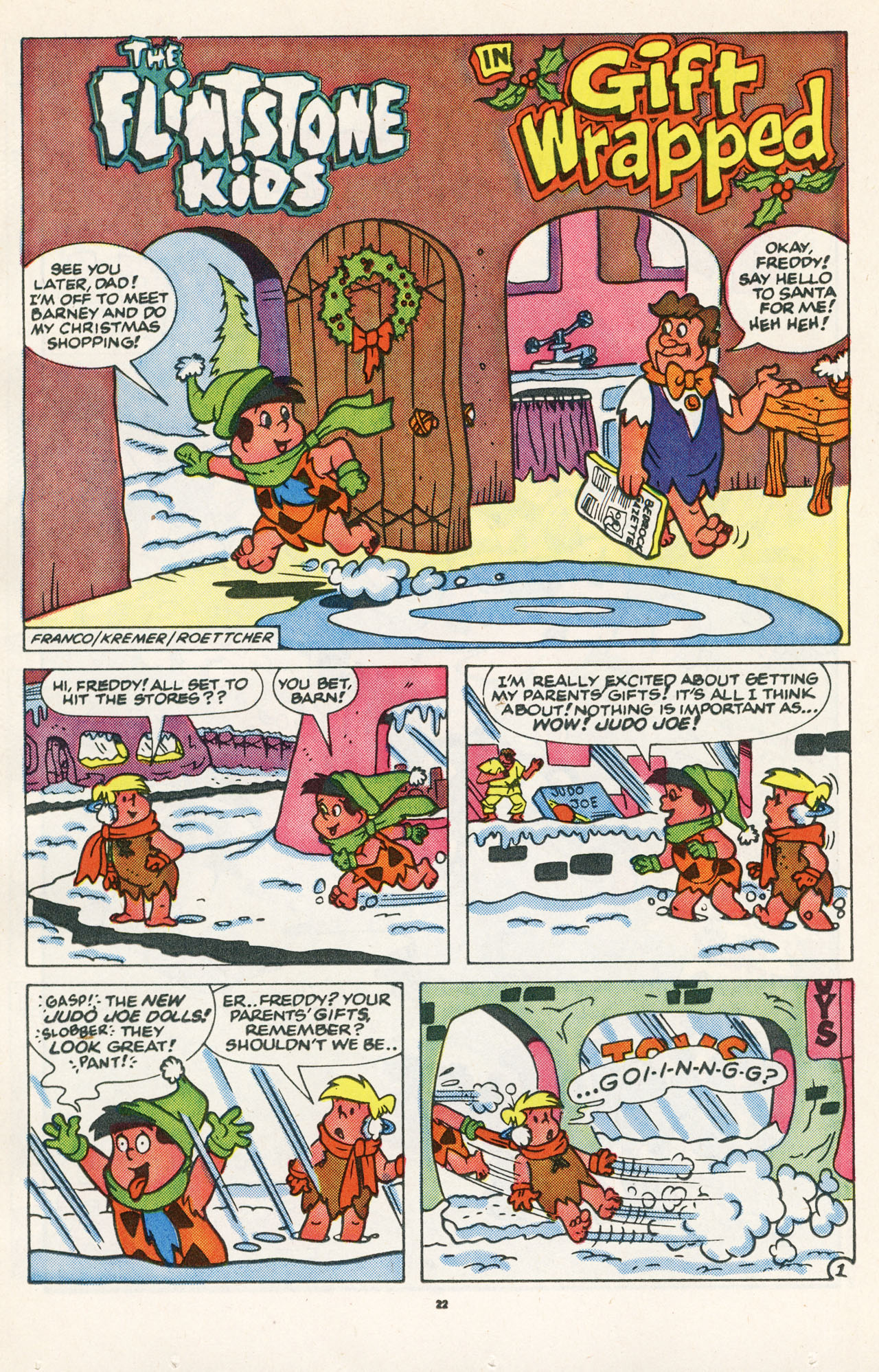 Read online The Flintstone Kids comic -  Issue #10 - 24