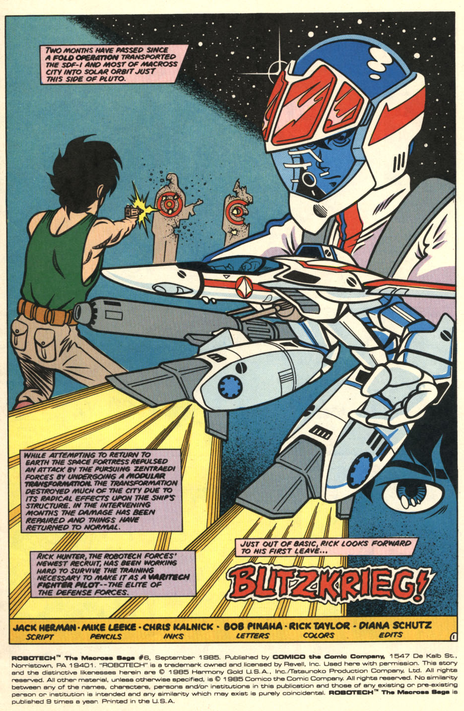 Read online Robotech The Macross Saga comic -  Issue #6 - 3