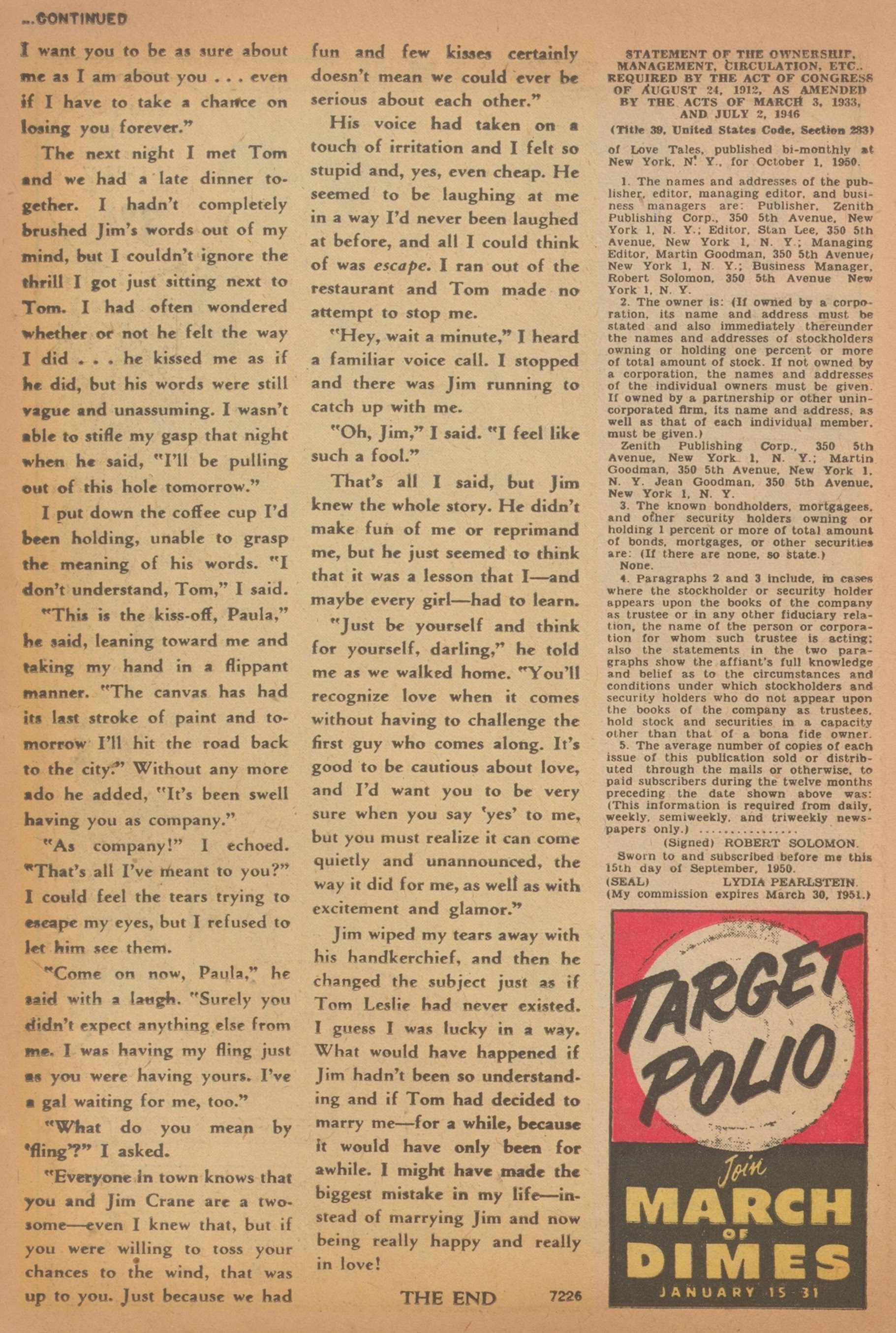 Read online Love Tales comic -  Issue #46 - 18