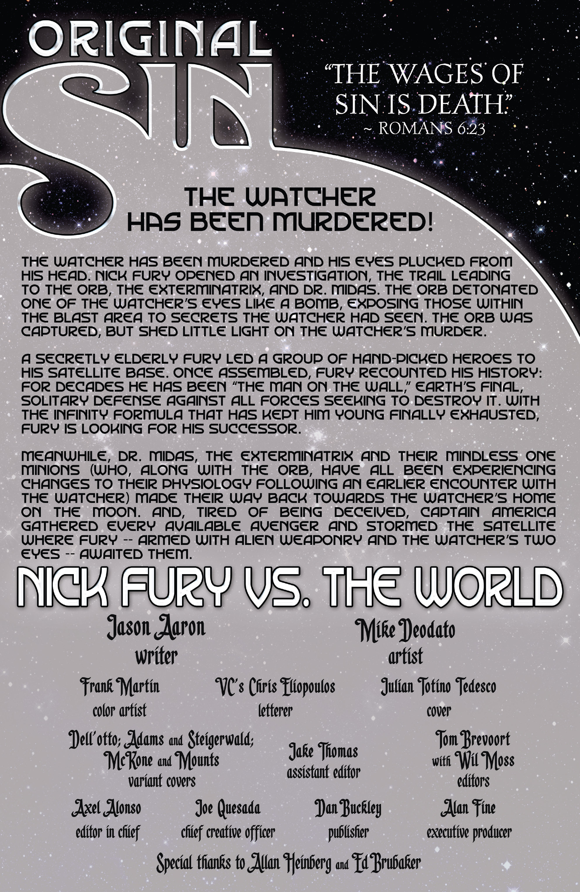 Read online Original Sin comic -  Issue #7 - 2