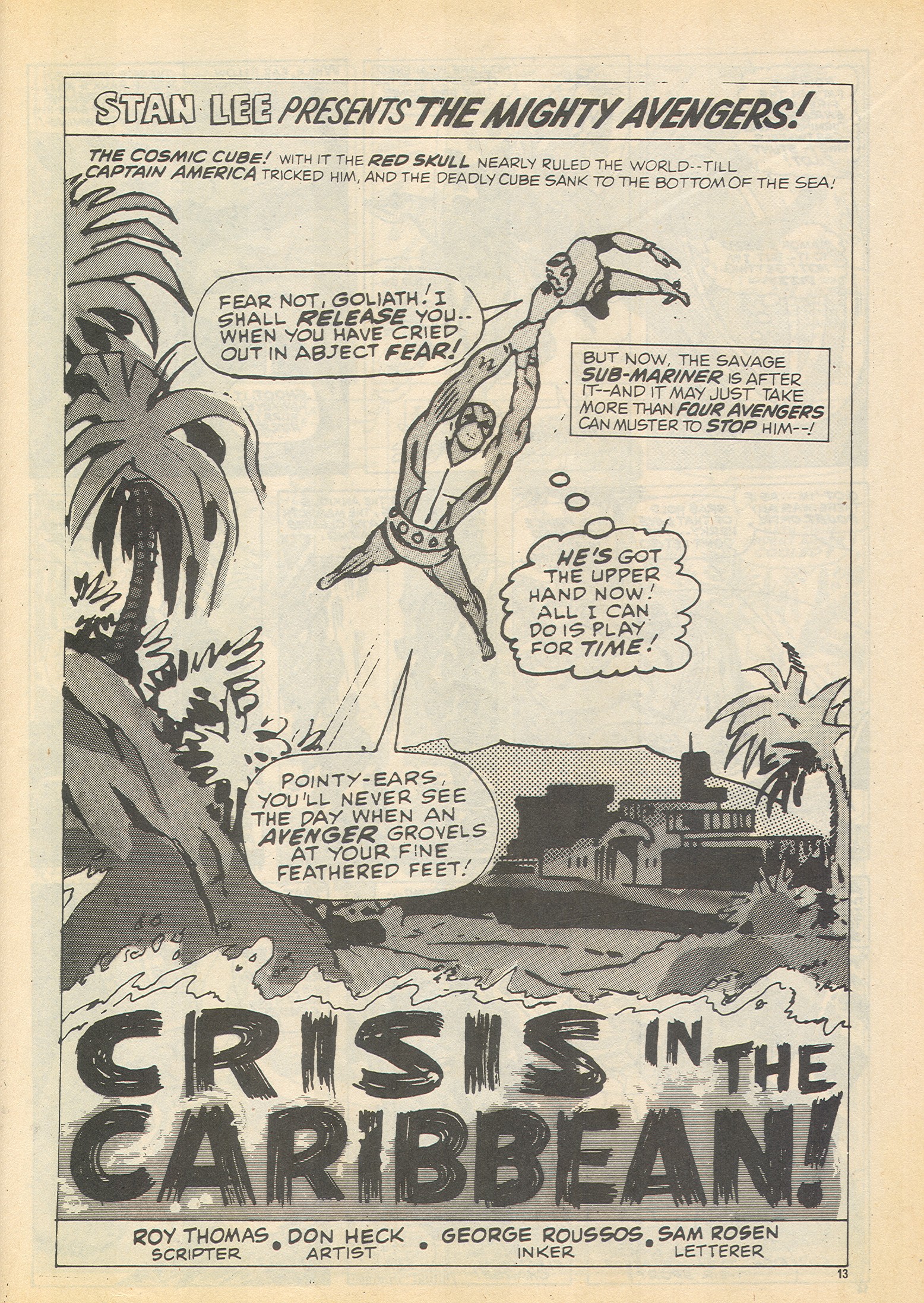 Read online The Avengers (1973) comic -  Issue #47 - 13