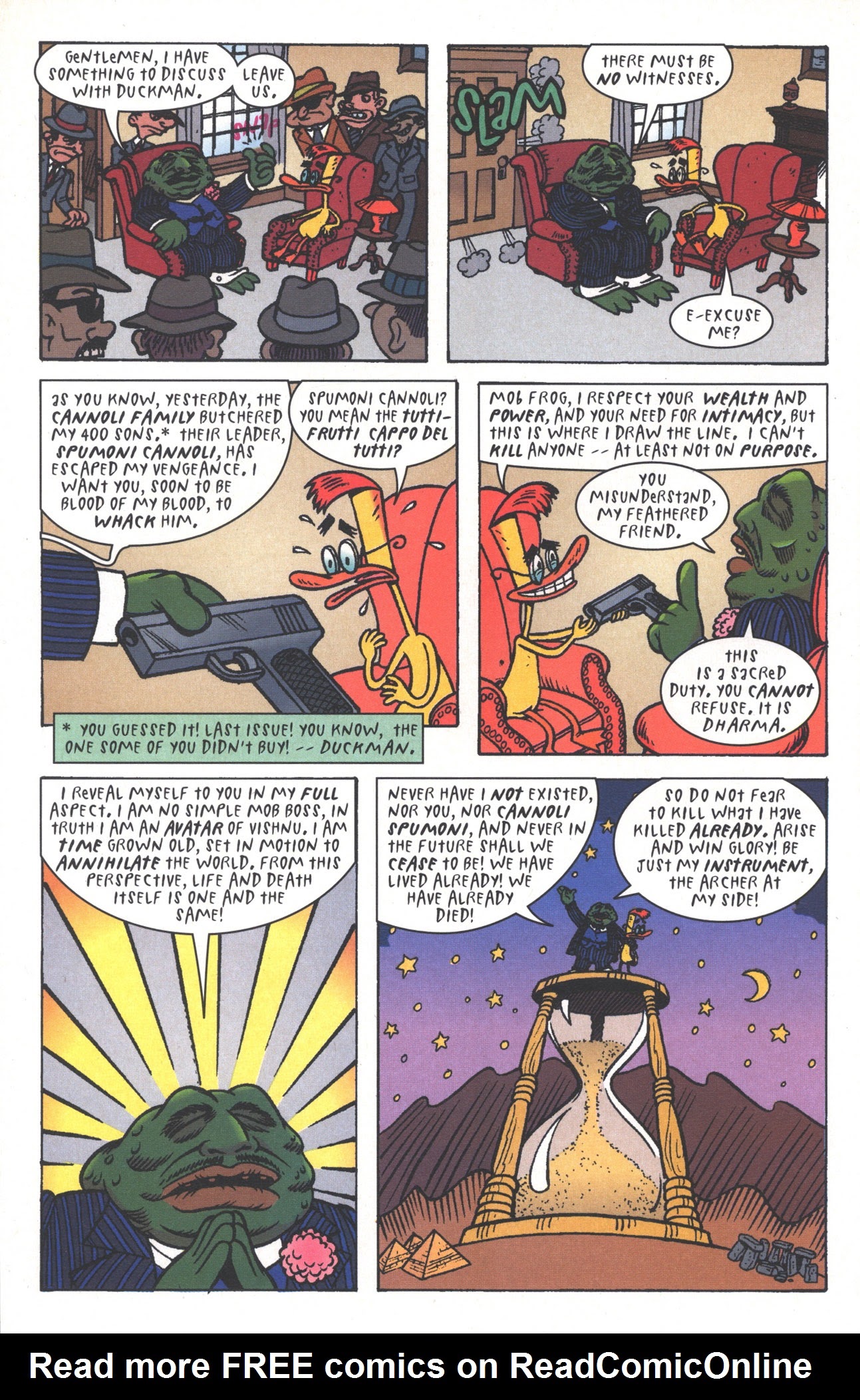 Read online Duckman : The Mob Frog Saga comic -  Issue #2 - 8