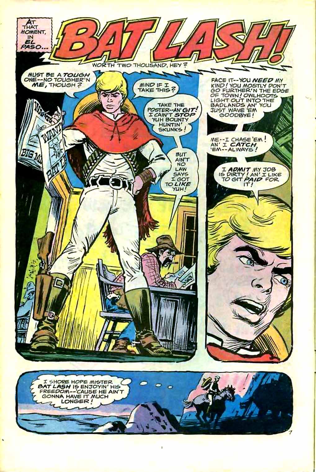 Read online Bat Lash (1968) comic -  Issue #7 - 10