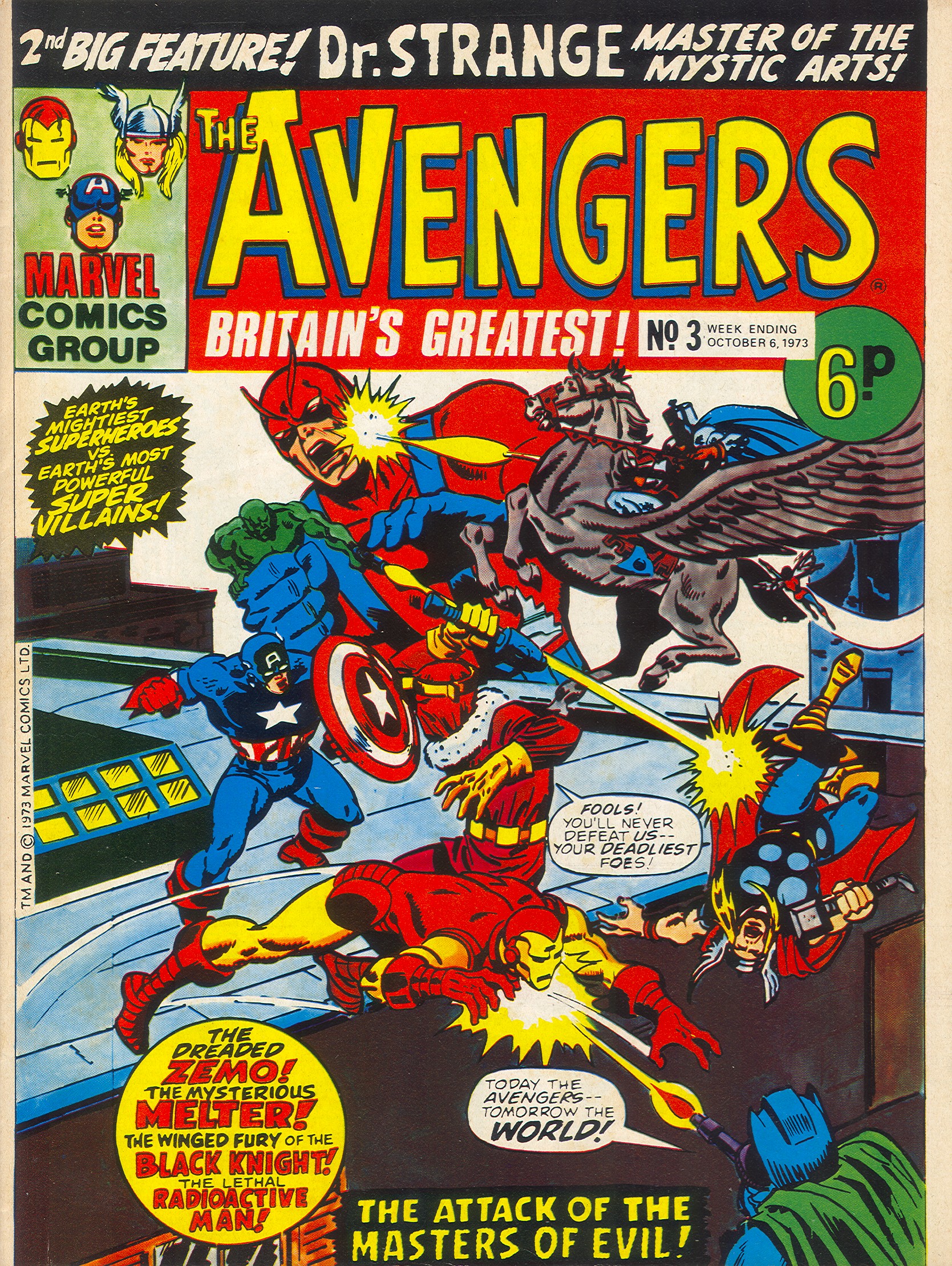 Read online The Avengers (1973) comic -  Issue #3 - 1