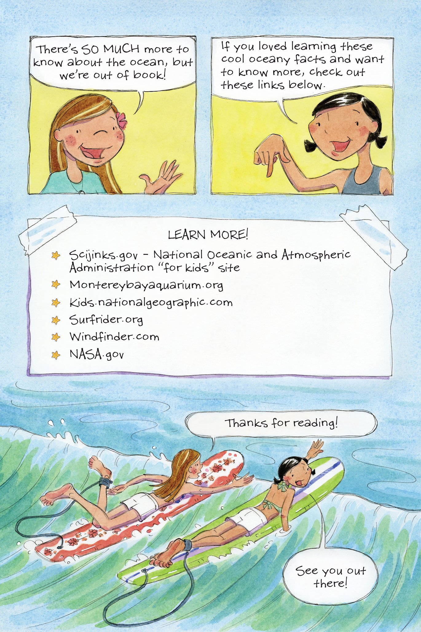 Read online The Science of Surfing: A Surfside Girls Guide to the Ocean comic -  Issue # TPB - 112