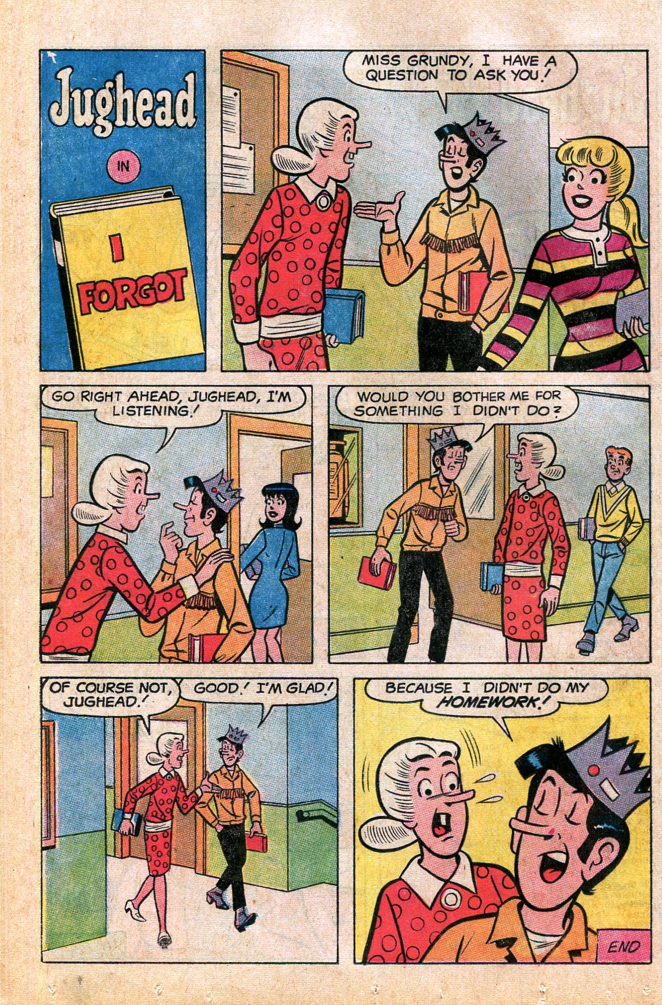Read online Jughead's Jokes comic -  Issue #14 - 16
