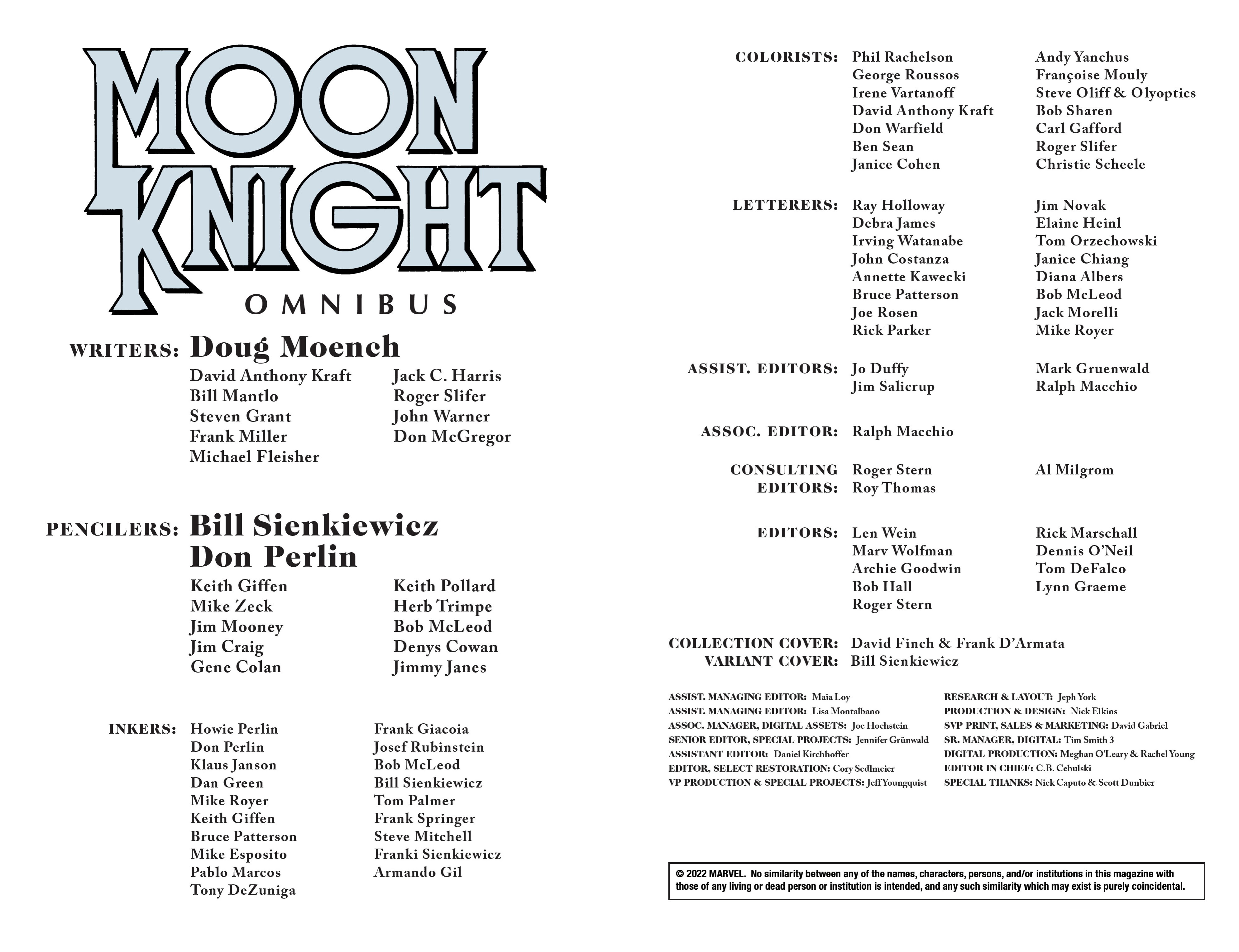 Read online Moon Knight Omnibus comic -  Issue # TPB 1 (Part 1) - 3