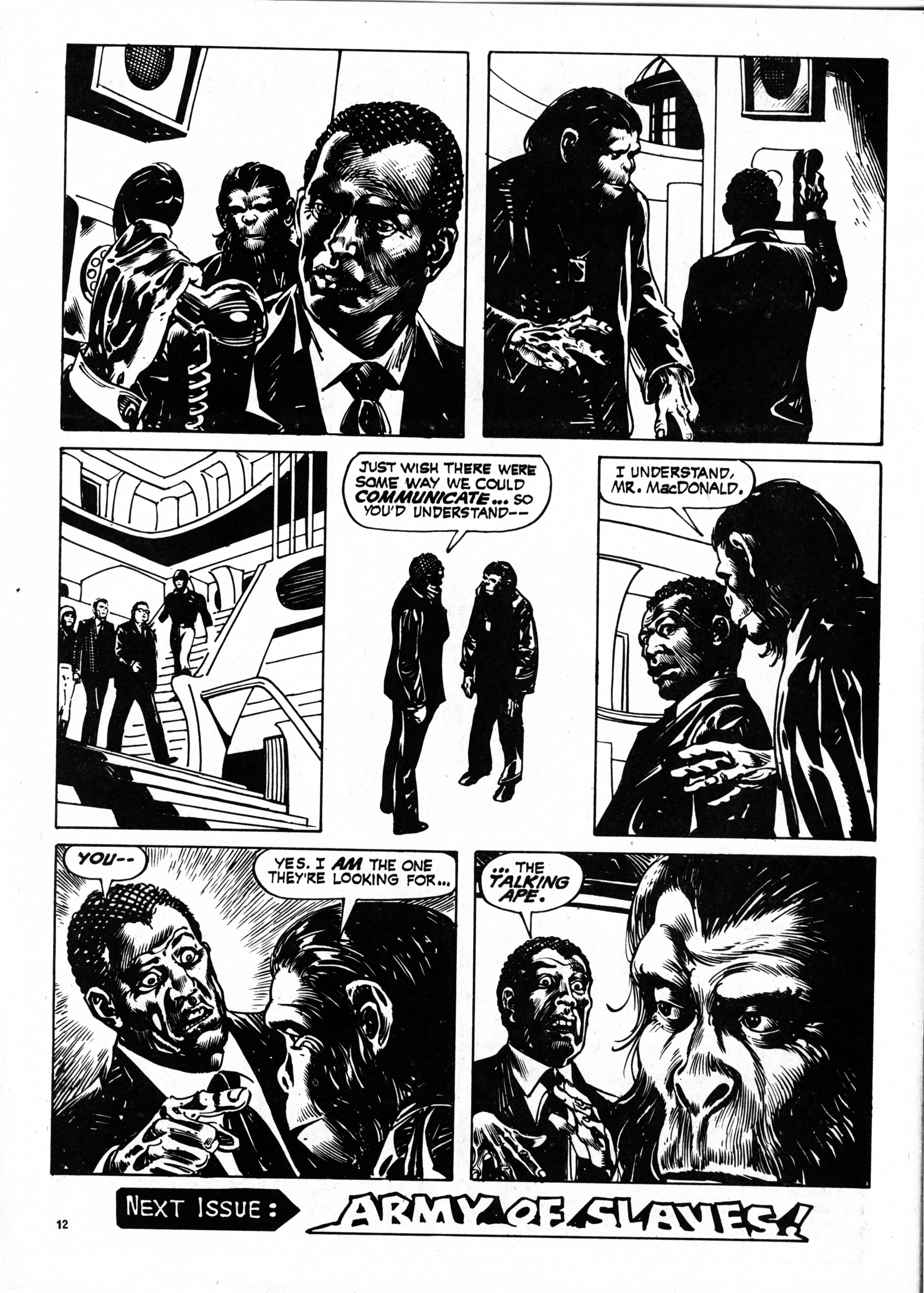 Read online Planet of the Apes (1974) comic -  Issue #70 - 12