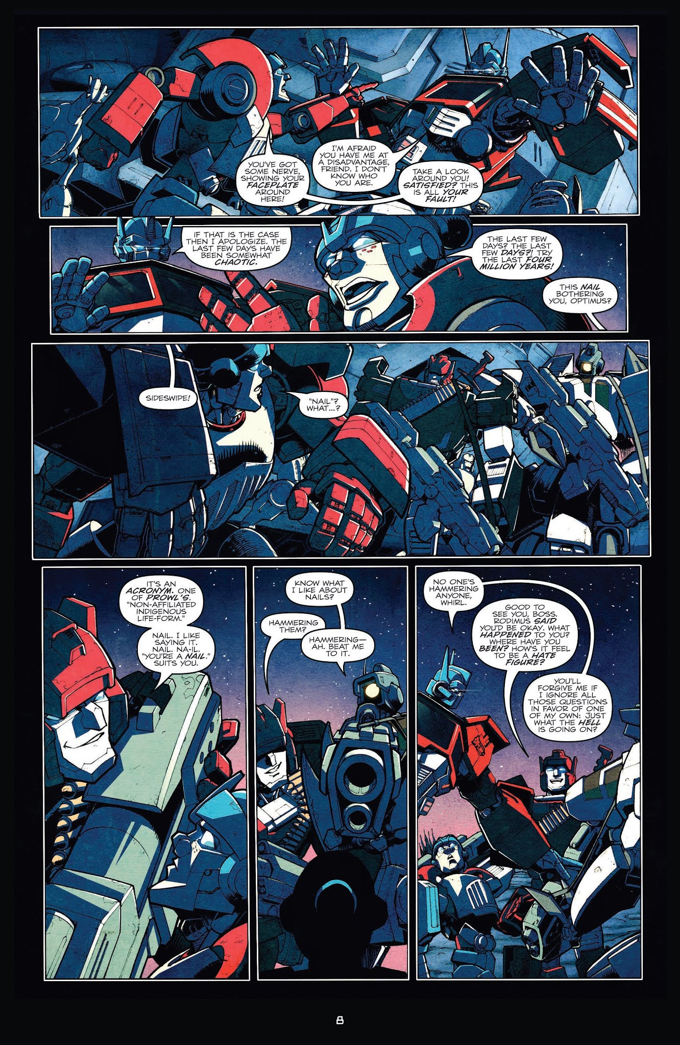 Read online Transformers: The IDW Collection Phase Two comic -  Issue # TPB 1 (Part 1) - 9