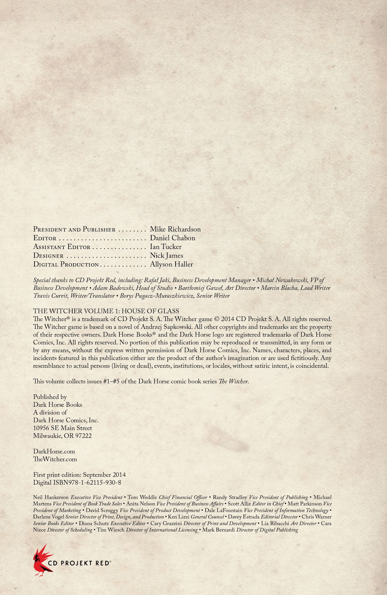 Read online The Witcher (2014) comic -  Issue # _TPB 1 - 6