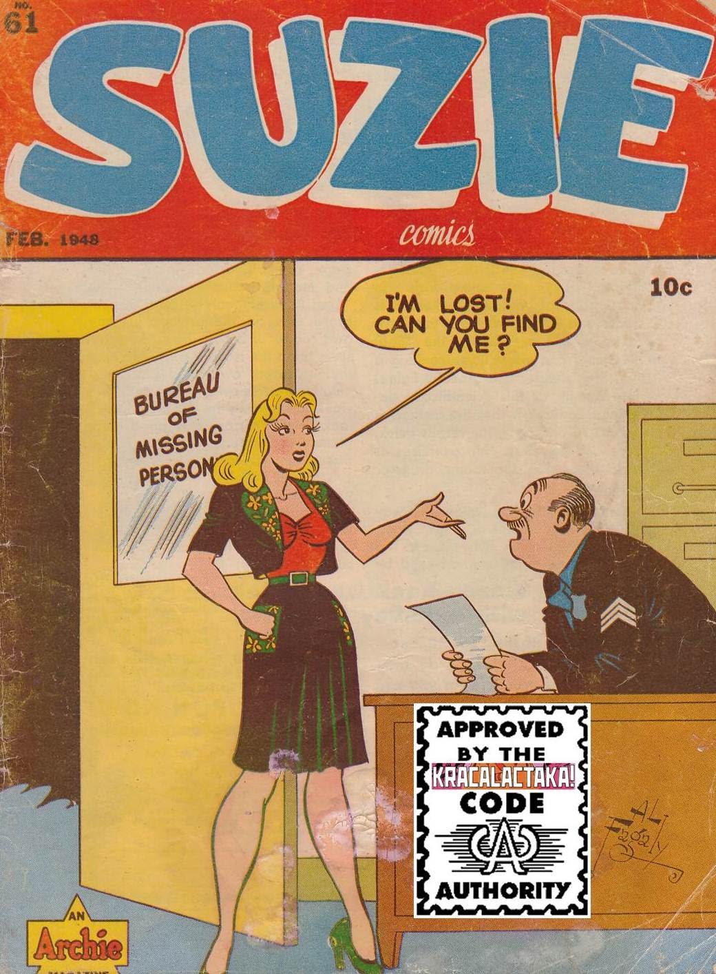 Read online Suzie Comics comic -  Issue #61 - 53