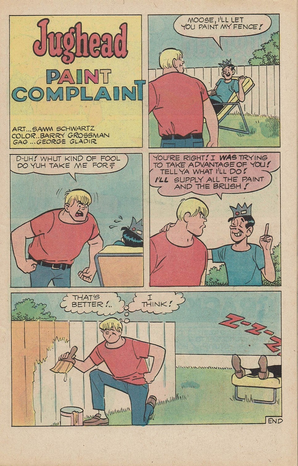 Read online Jughead's Jokes comic -  Issue #74 - 5